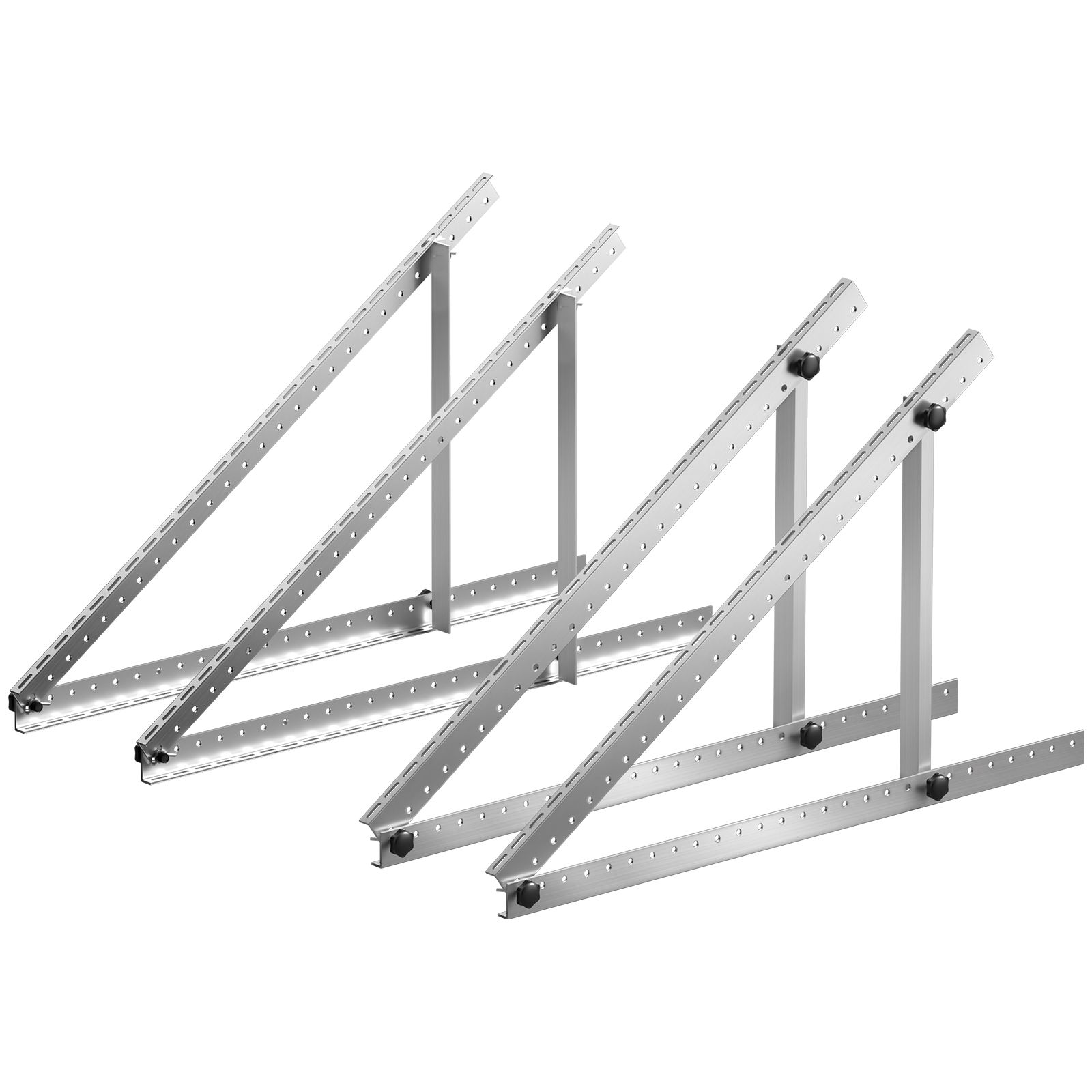 45-zoll-solarpanelhalterung Für 100-400-w-panels, Verstellbare Neigung 0-90°, Leichtes Aluminium, Klappbare Beine Für Wohnmobil Und Boot