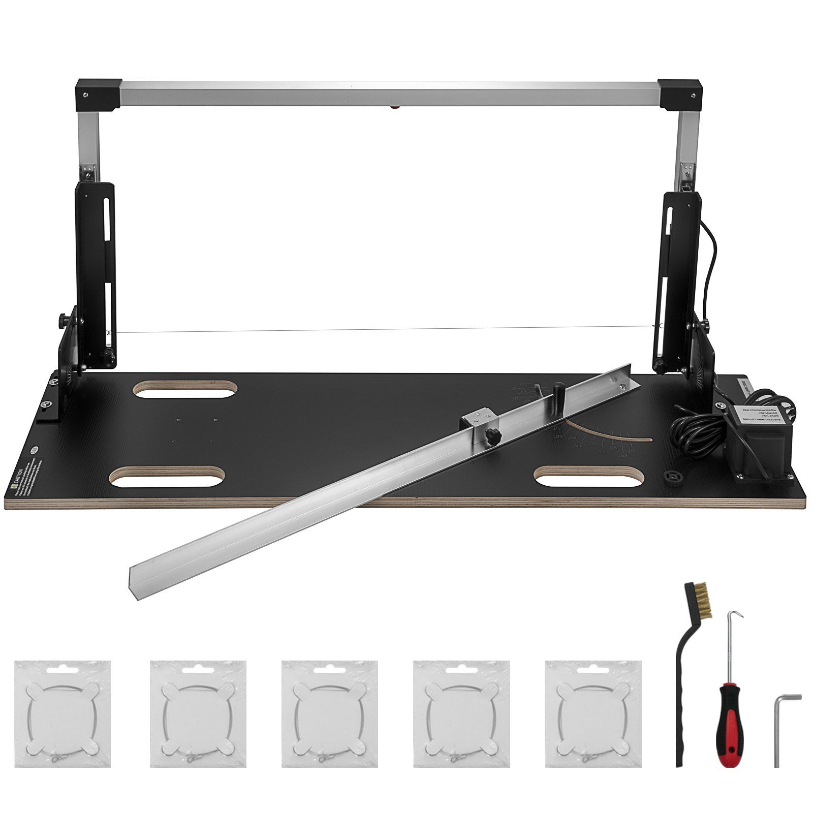 Polystyrolschaum-schneidemaschine 42 Cm, Max. Dicke 112 Cm Länge, Heizdraht 0-90°, Sechs Heizdrähte Für Schaumstoff Und Perlwatte.