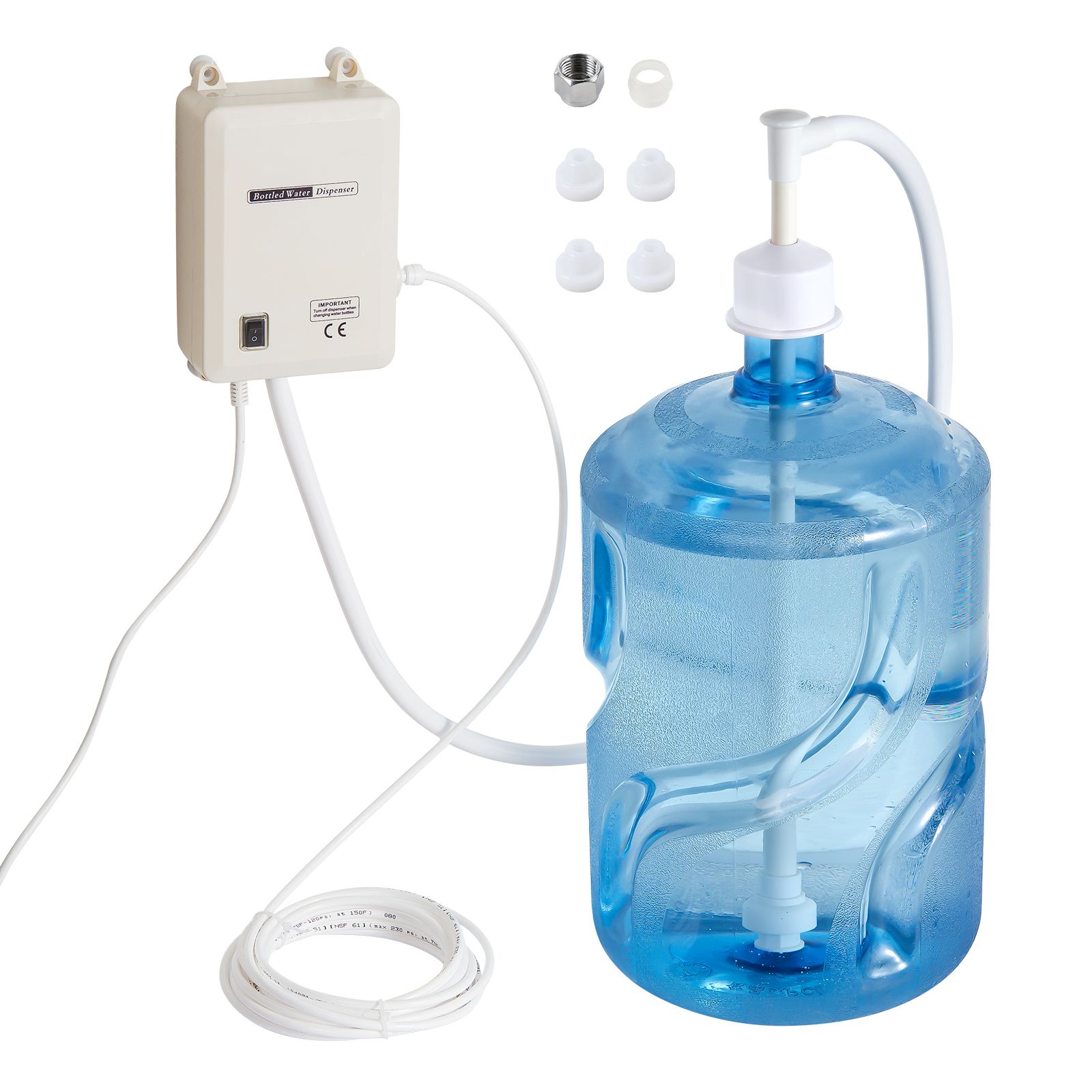 Flaschenwasserpumpe 3,8 L/min, 40 Psi, Mit 609,6 Cm Pe-schlauch.