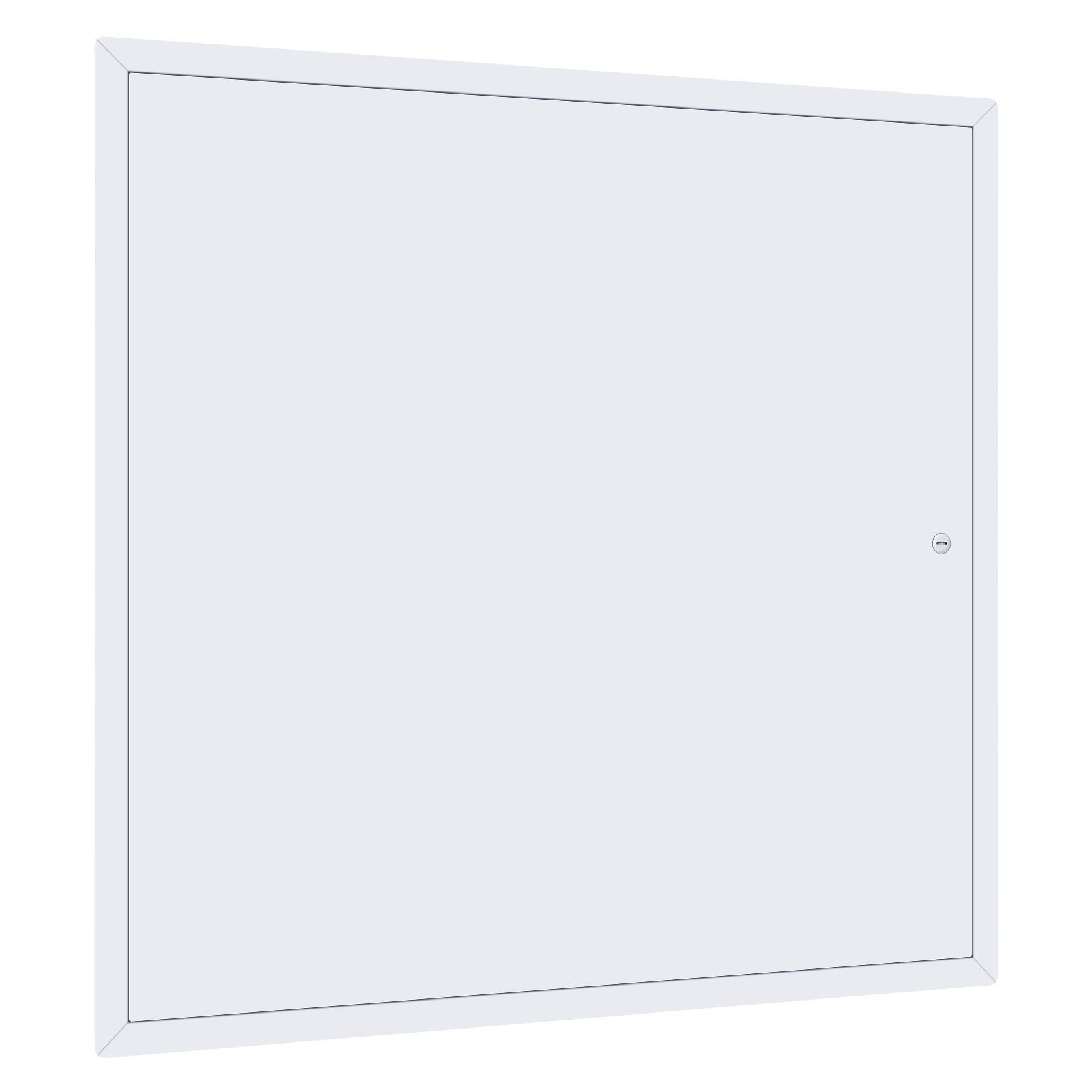 Revisionsklappe Für Trockenbauwände, 64 X 64 Cm, Tür Aus Verzinktem Stahl, Einfache Montage, Scharniere, Schraubenschlüsselverschluss, Für Sanitär- Und Elektroarbeiten An Der Decke, Ausschnitt 62 X 62