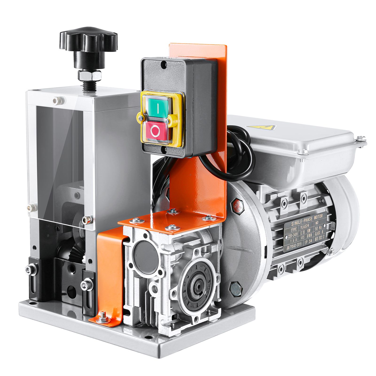 Elektrischer Kabelabisolierer 180w, 1,5-30mm, Geschwindigkeit 18,3 M/min, Mit Sichtbarer Tiefenanzeige, Für Das Kupferrecycling.