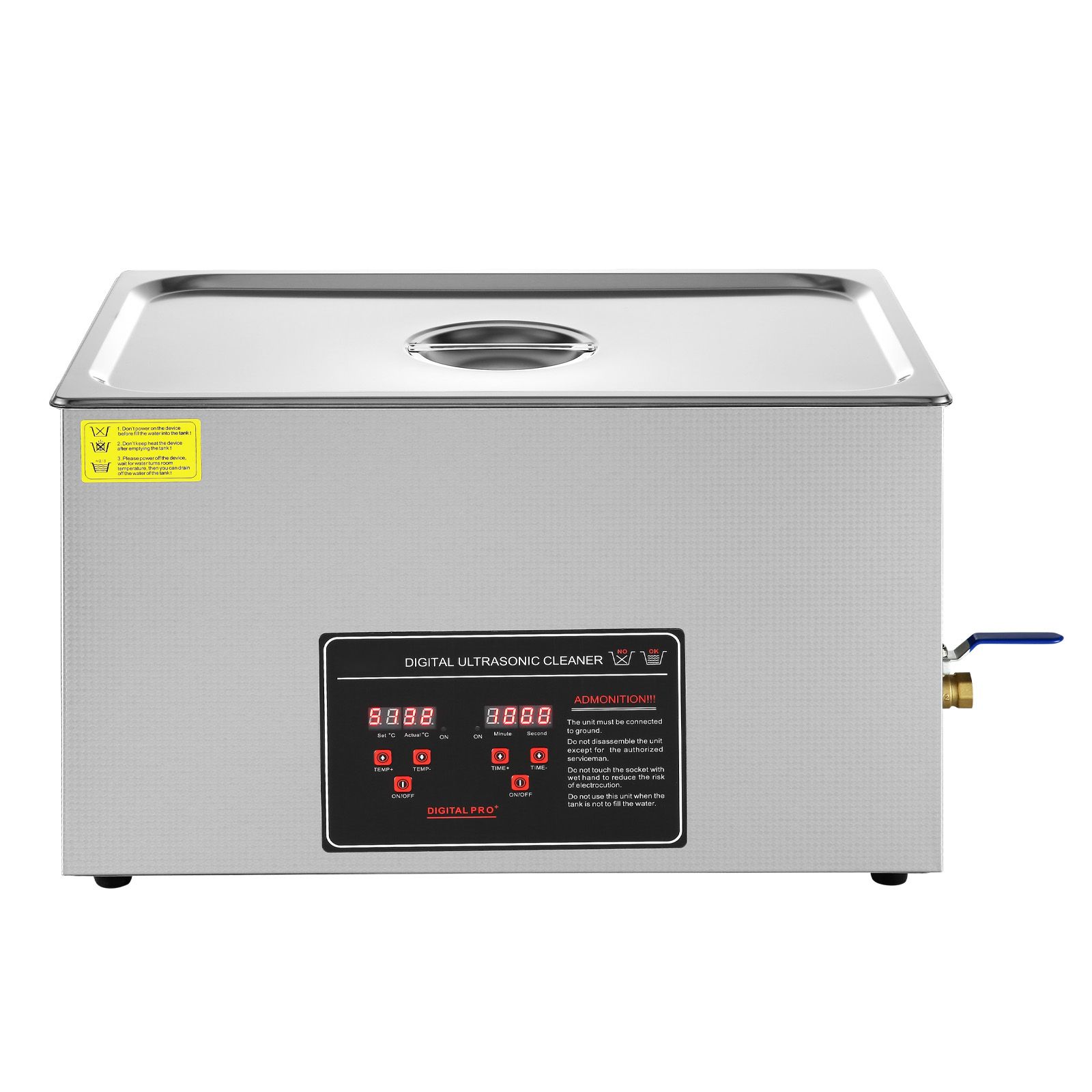 30-liter-ultraschallreiniger Mit Digitaltimer Und Heizfunktion, Edelstahl, Für Schmuck, Brillen, Uhren Und Kleinteile