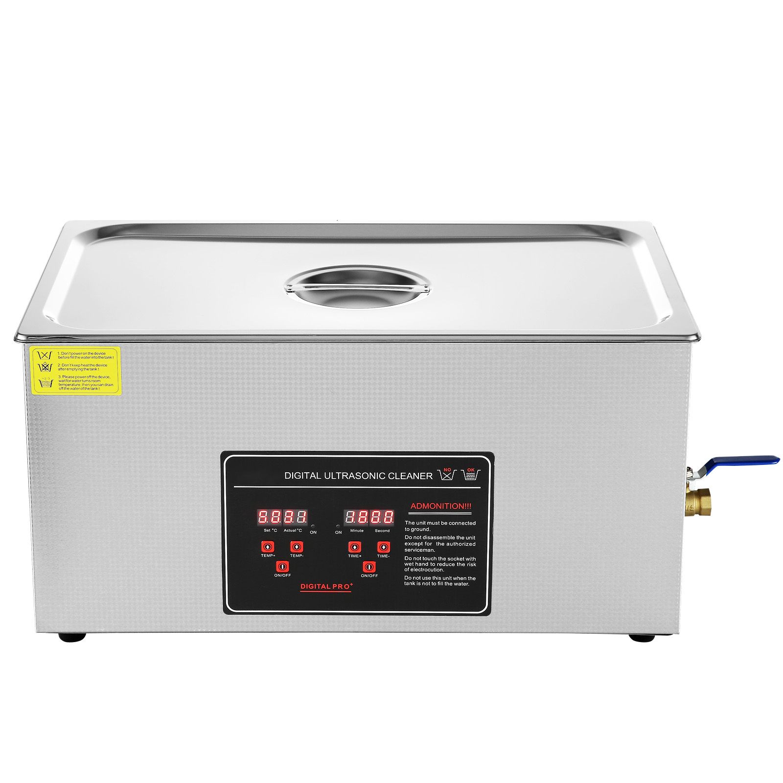 22-liter-ultraschallreiniger Mit Timer Und Heizfunktion, Edelstahl, Für Schmuck, Brillen, Uhren, Münzen (beheizt)