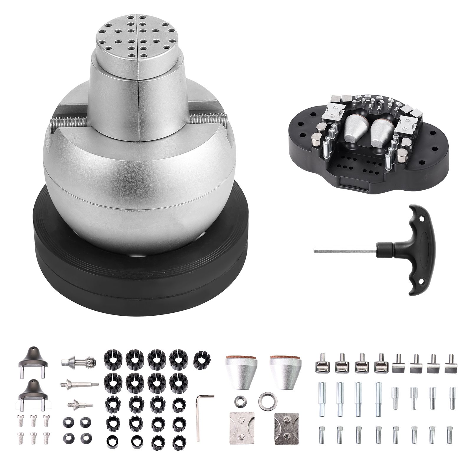 360° Drehbare Gravierzange 13 Cm, Schmuckfasszange, Mit 69 Zubehörteilen, Ideal Zum Fassen Von Steinen Und Für Feine Gravuren.