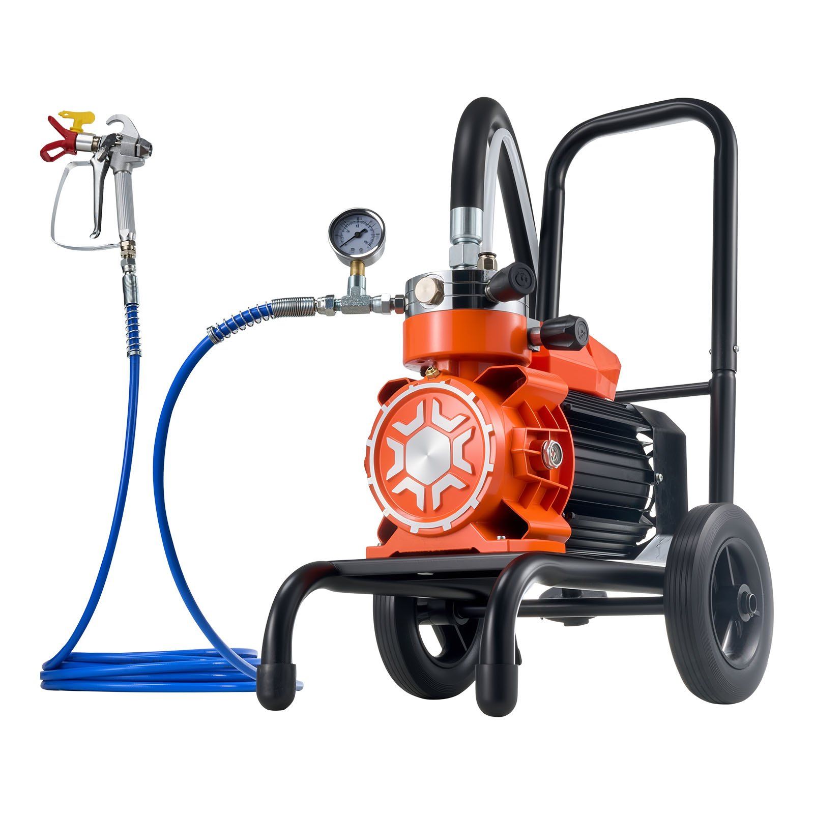 Airless-farbspritzpistole, 900 W, 2200 Psi, Mit Stange, Reinigungsnadel Und Bürste, Für Den Innen- Und Außenbereich.