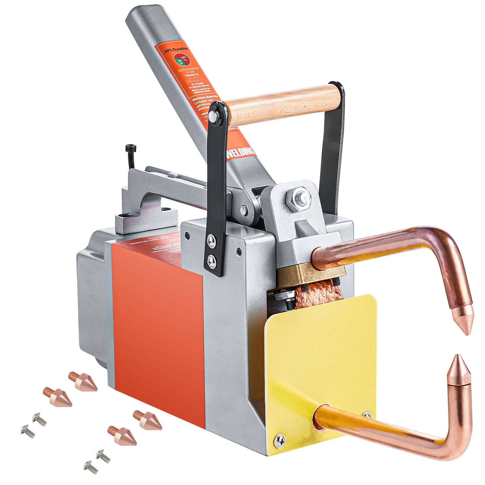 Tragbares Punktschweißgerät, 1,5 Kva Leistung, Manuelle Schweißpistole Für Kohlenstoffstahl-, Edelstahl- Und Aluminiumbleche, Maximale Dicke 1/8 Zoll.