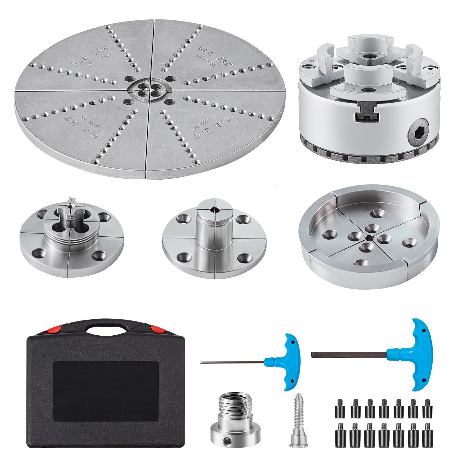 Kp965 Drehbankfutter, 4 Selbstzentrierende Backen, Ø 9,5 Cm, Präzisionsmaschinenzubehör, Für Drehmaschinen, Fräsmaschinen Und Schleifmaschinen