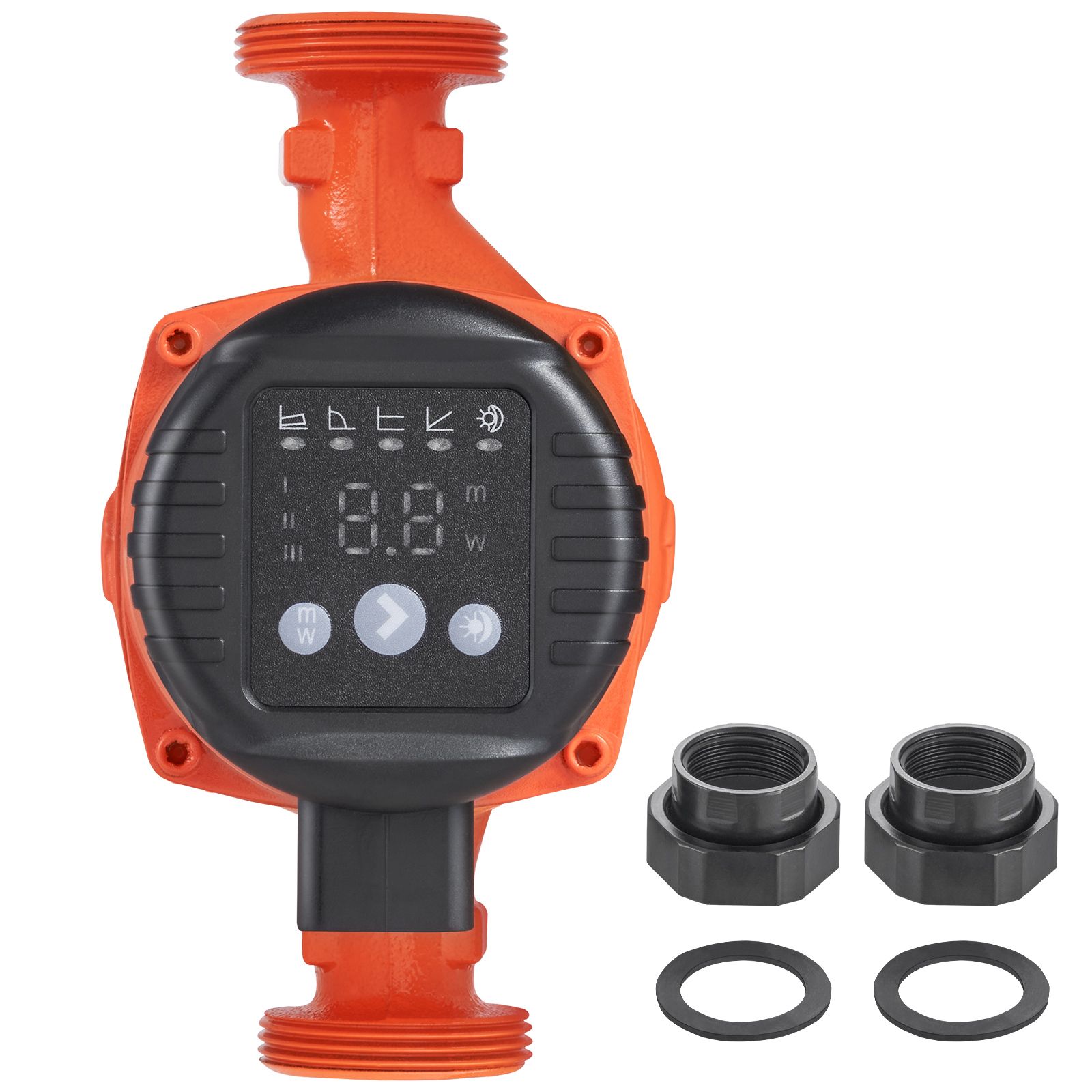 Warmwasserzirkulationspumpe Lps25-8bp-180, 220 V, 60 W, Fördermenge 67 L/min, Hoher Wirkungsgrad, Npt-gewinde 38 Mm (1,5"), Für Warmwasserbereitersysteme.