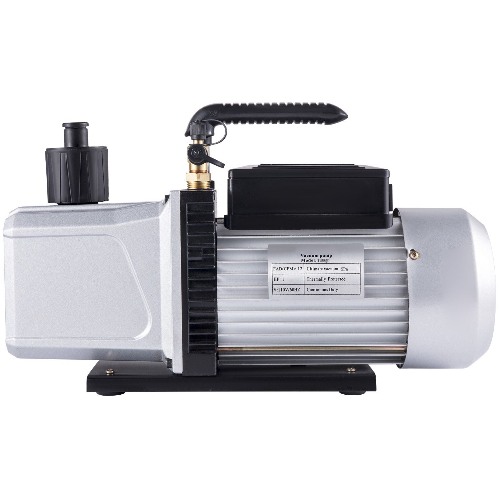 Einstufige Vakuumpumpe 340 L/min (12 Cfm) Mit 1/4"-sauganschluss