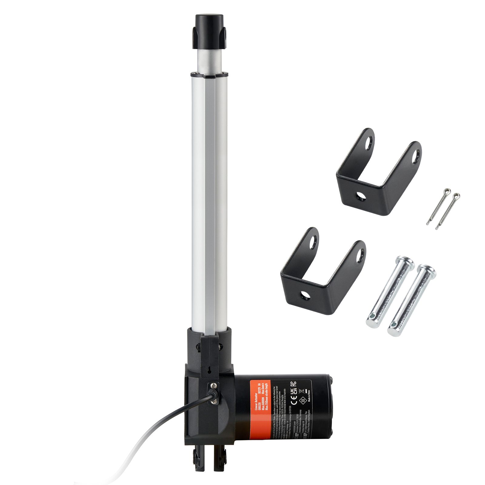 12-v-elektroantrieb, 25,4 Cm Hub, 6000 N Schubkraft, 5 Mm/s Geschwindigkeit, Schutzart Ip44, Robust