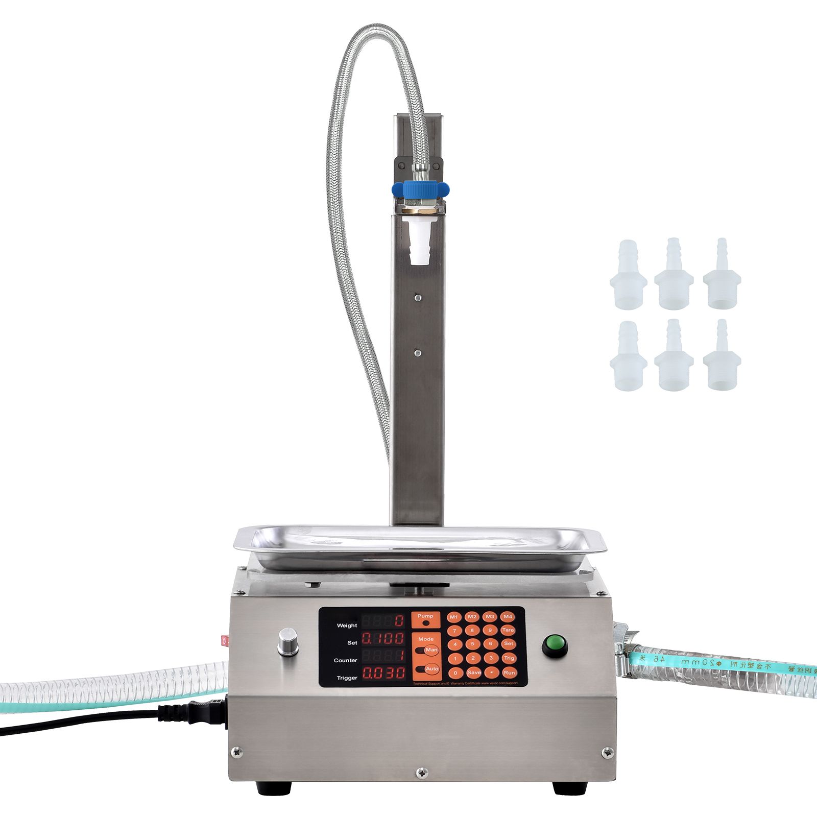 Automatische Flüssigkeitsabfüllmaschine, Kapazität 30-15000 G, Einzelauslauf, Digitale Steuerung Für Milch, Wasser, Öl, Wein, Getränke, Waschmittel, Shampoo.