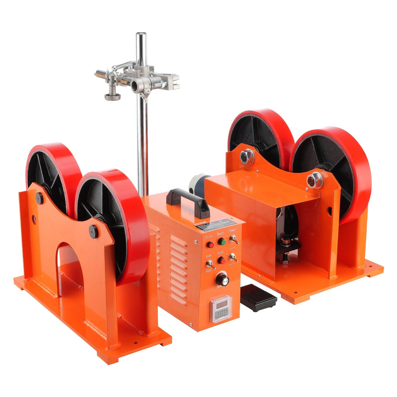 110v Rotationsschweißwalze, 1000kg Tragfähigkeit, Ø25-1400mm, Geschwindigkeit 80-1600 Mm/min, Brennerhalterung Für Schweißstation.