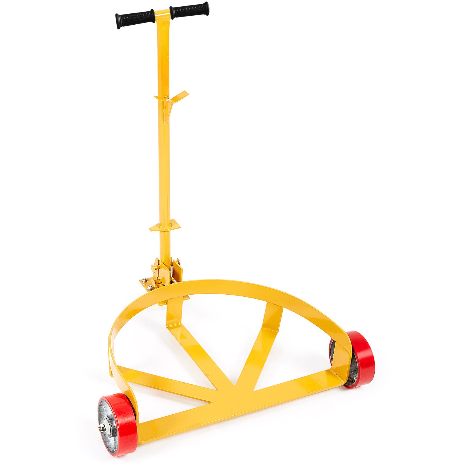 Fasswagen 208,2 L, 544,3 Kg Tragkraft, Handwagen Für Stahlfässer, Verstellbarer Griff, 3 Räder, Für Werkstatt/lager