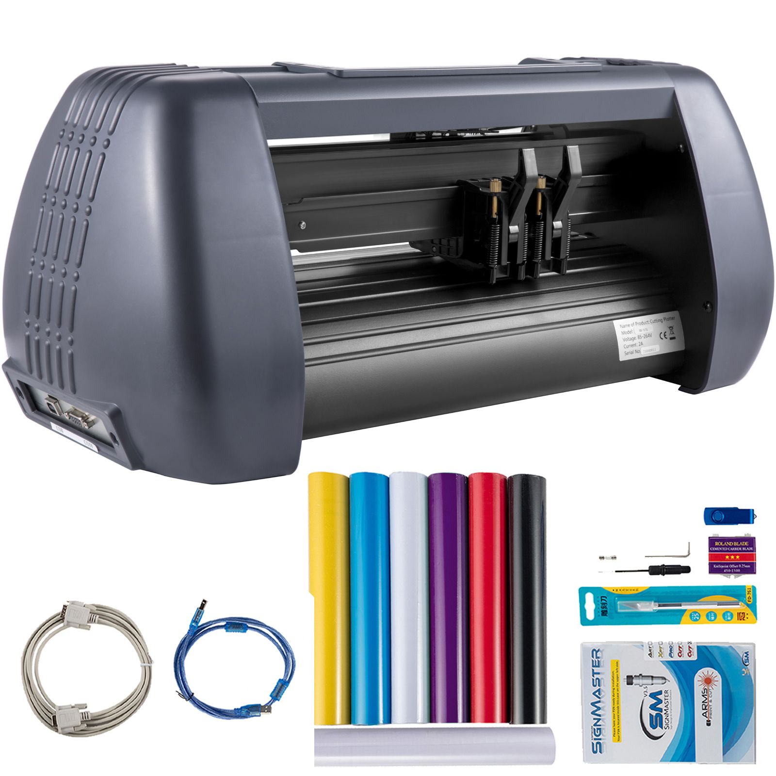 375-mm-vinylschneider, 14-zoll-plotter, Einstellbare Geschwindigkeit Und Kraft Für Schilder