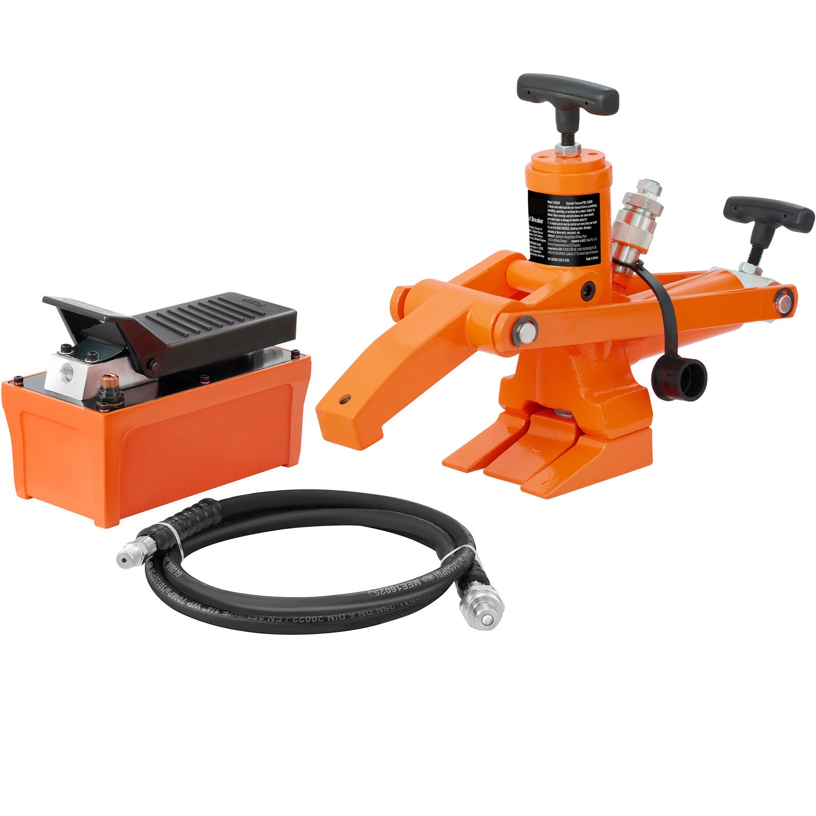 Hydraulischer Reifenmontierapparat Mit Fußpumpe (10000 Psi) Für Traktoren Und Lkw