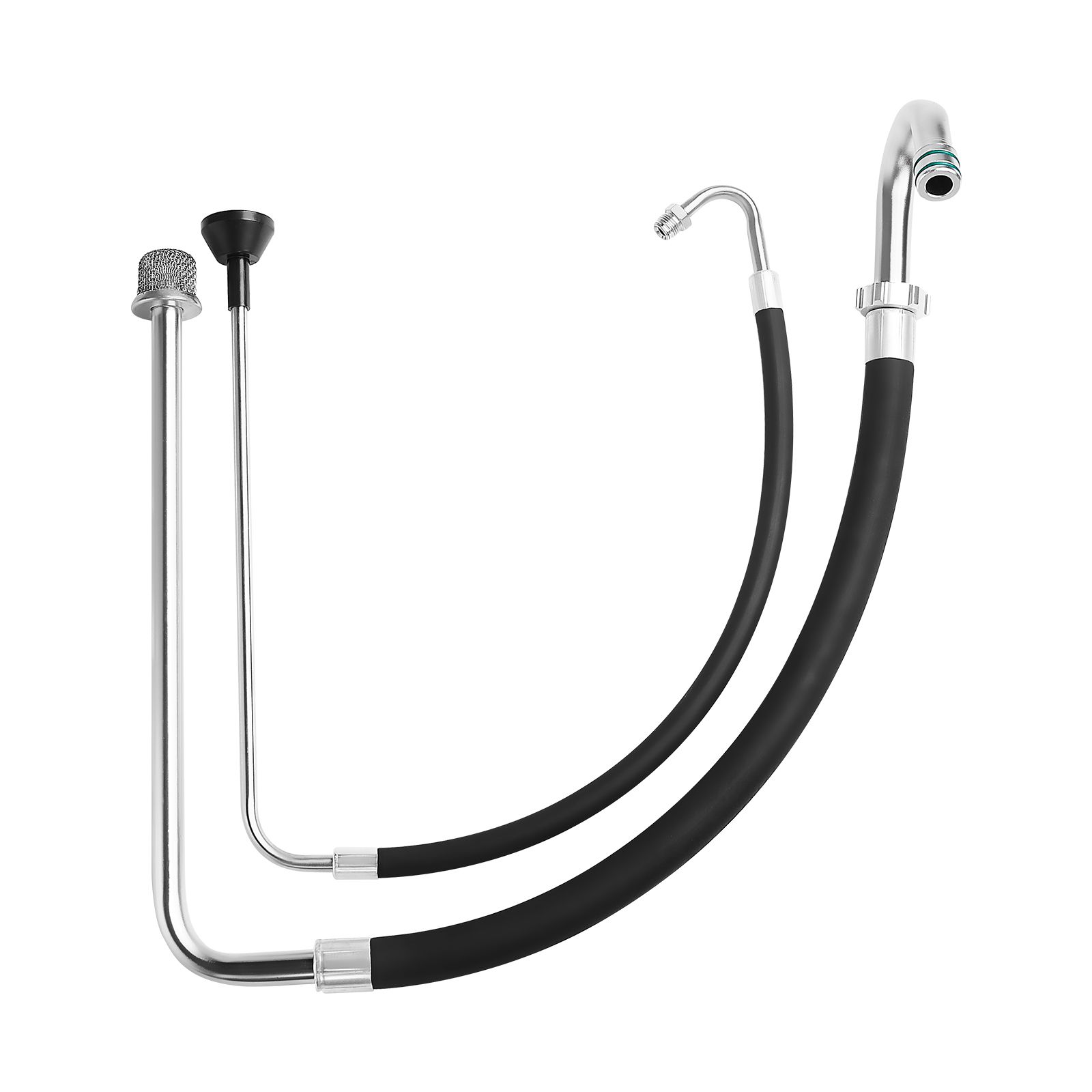 Saugschlauch Und Rücklaufleitung Aus Aluminiumlegierung Und Gummi, Teil Für Farbspritzgeräte, Kompatibel Mit Airless-lackiermaschinen.