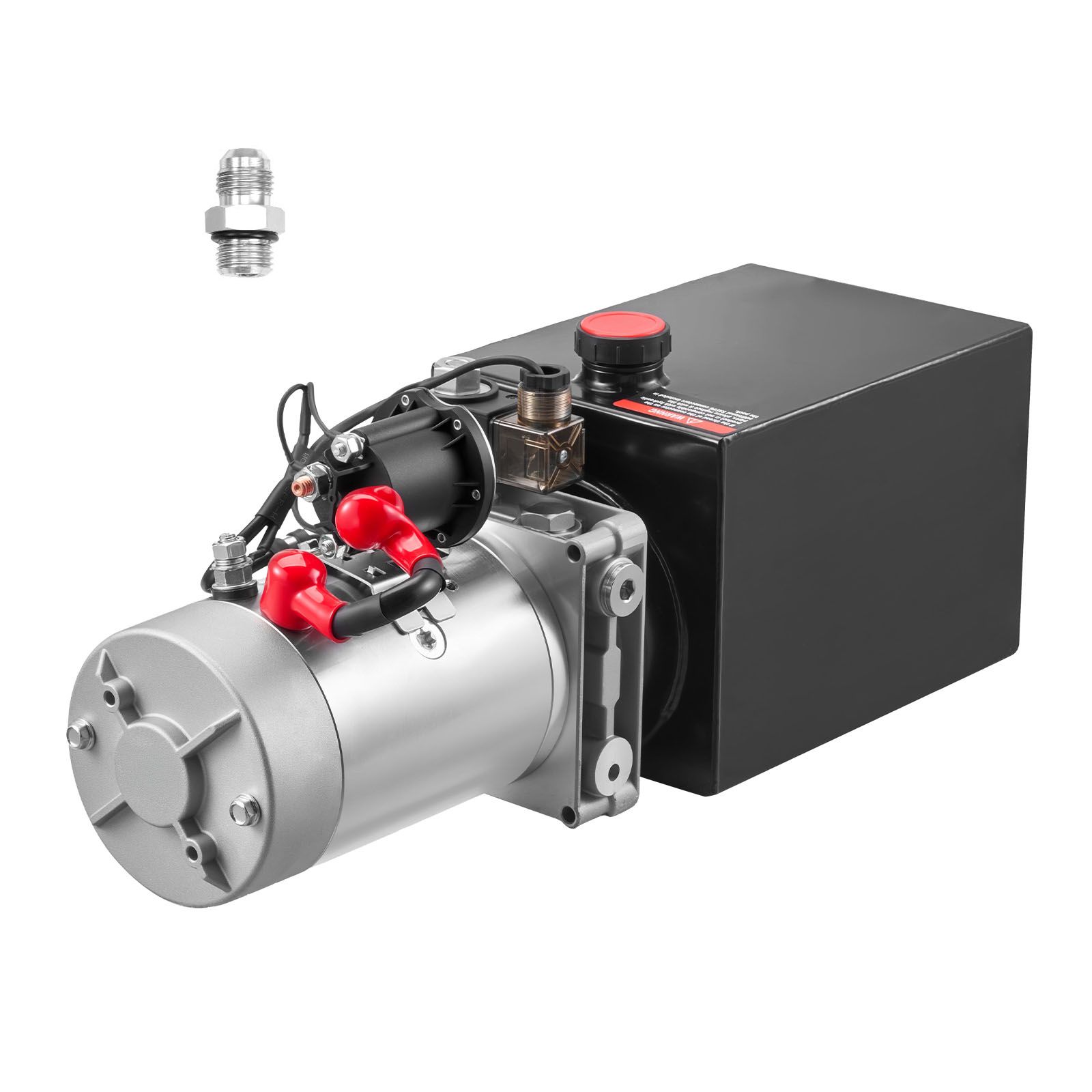 6-liter-hydraulikzylinder, 12-v-monoblockpumpe Für Kippaufbauten, Maximaldruck 22 Mpa, Fördermenge 3,4 L/min, Metallbehälter, Anhängerhebevorrichtung