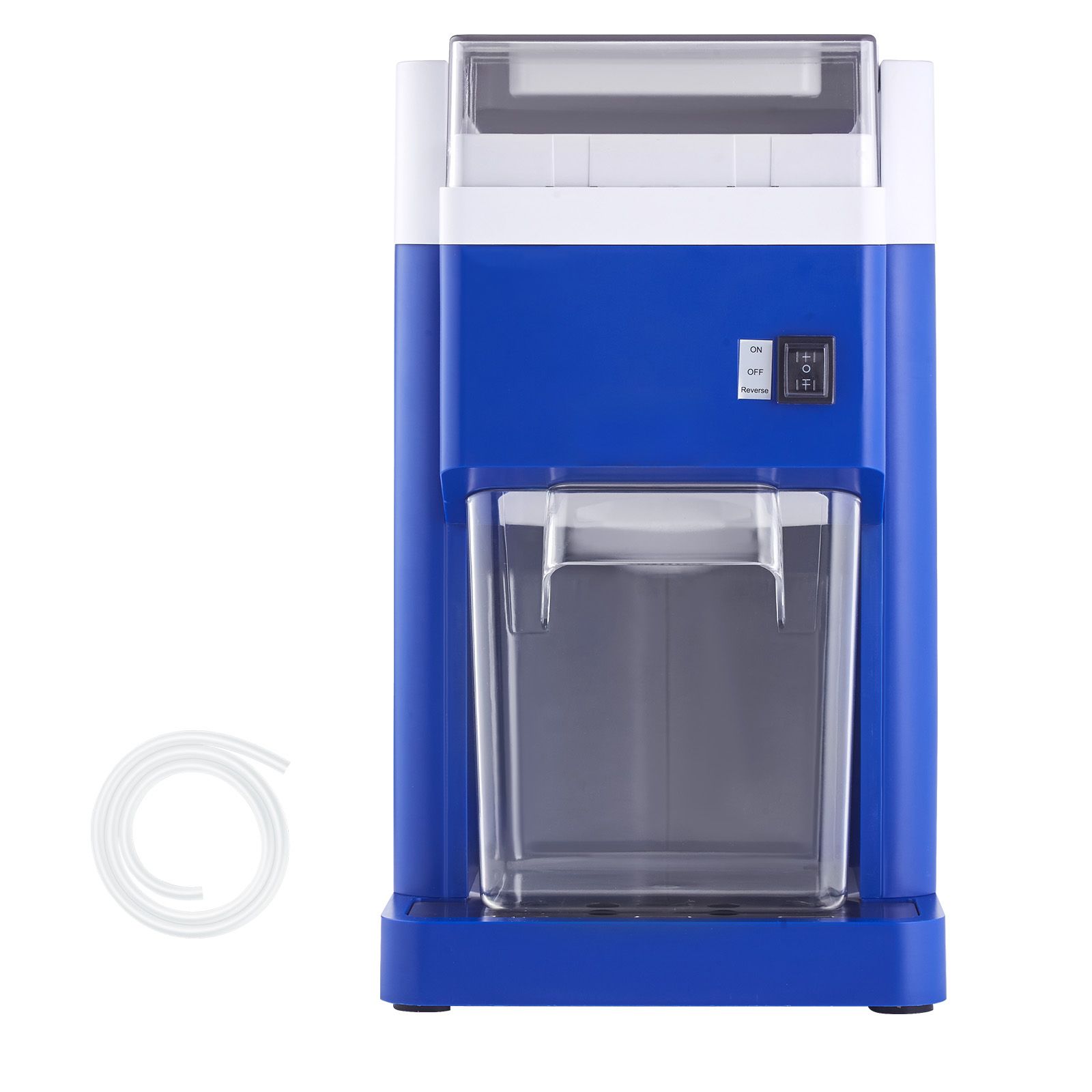 Gewerbliche Crushed-ice-maschine, 1,91 L, Elektrischer Schneekegel, 300 W, Edelstahlklingen, Für Desserts, Zuhause, Partys, Restaurants, Blau