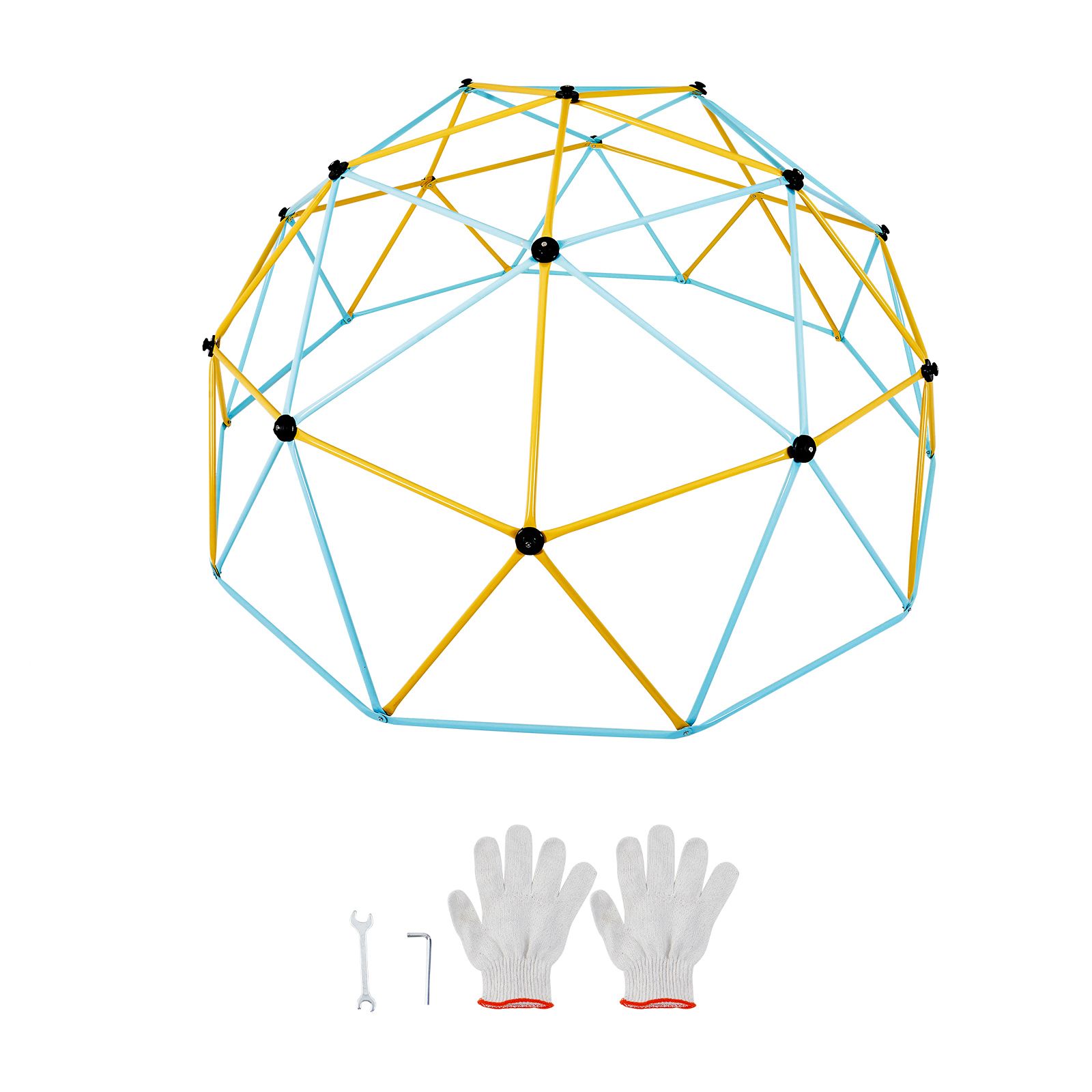 M Kletterkuppel, Geometrische Spielstruktur Für Kinder Von 3-10 Jahren, Klettergerüst Mit Einer Tragkraft Von 340 Kg, Einfache Montage, Mit Klettergriffen, Spielgerät Für Den Garten.