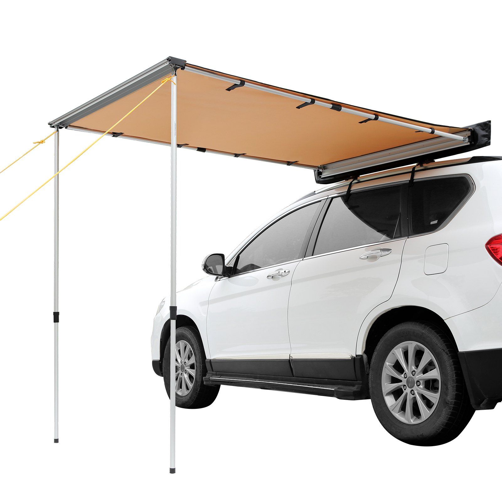Seitlicher Unterstand Für Autos, 4,6' X 6,6' Große Abdeckung, Wasserdicht Pu3000, Uv50+, Mit Aufbewahrungstasche, Geeignet Für Lkw, Suv, Van Und Wohnmobil.