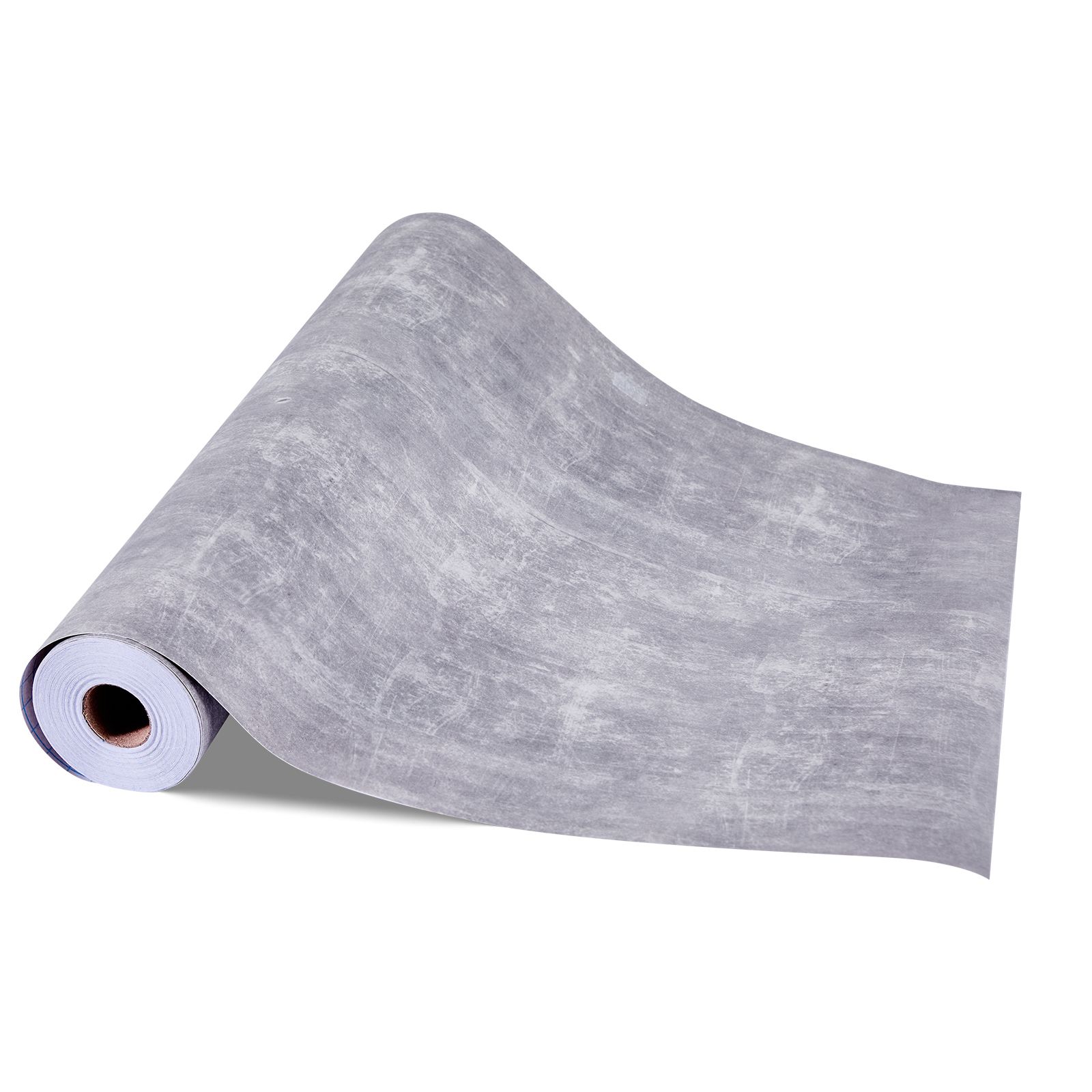 Selbstklebende Tapete 40 Cm X 15 M, Wasserfestes Vinyl, Leicht Zu Reinigen, Dunkelgrauer Industriestil Für Schlafzimmer, Küche, Büro, Badezimmer.