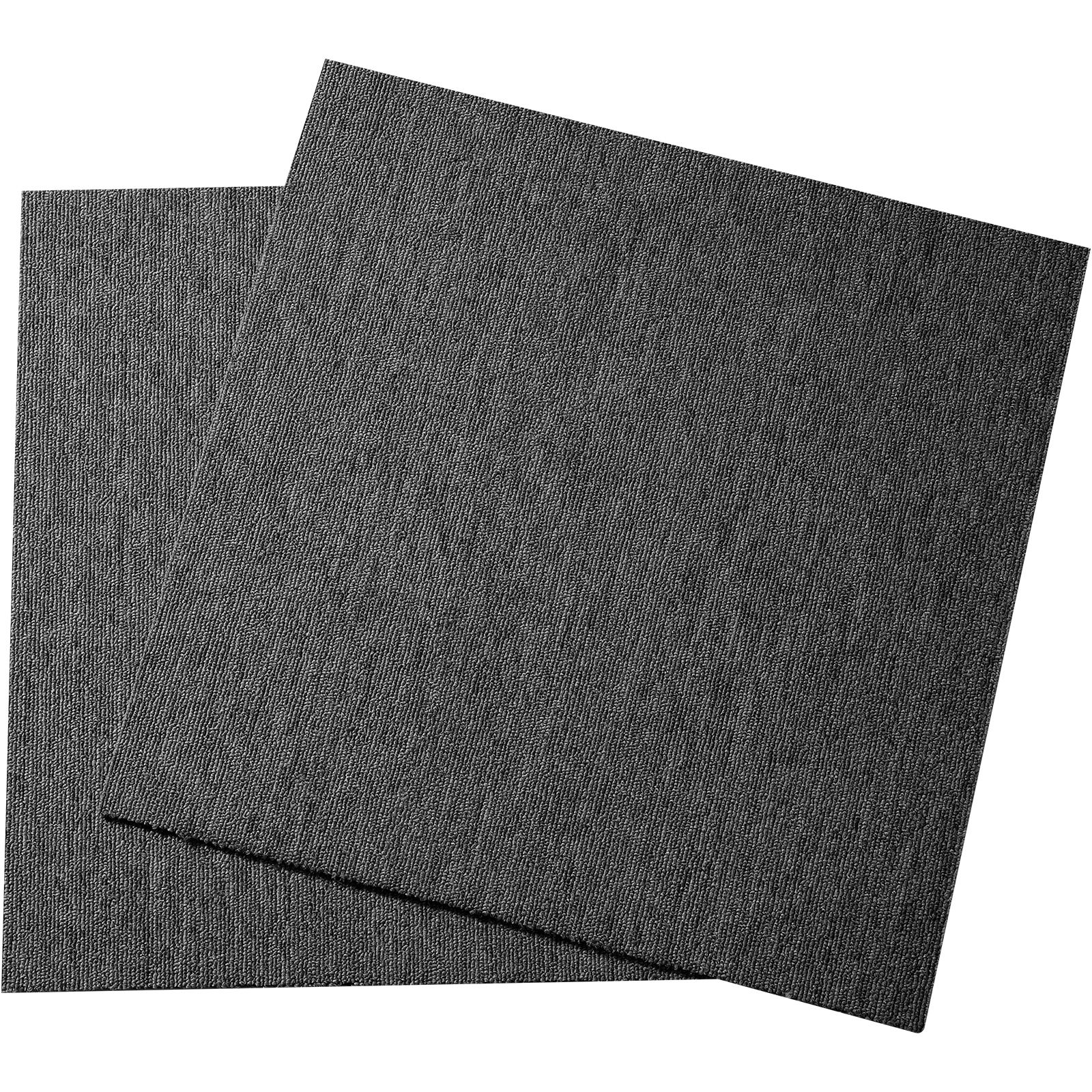 Wiederverwendbare Teppichfliesen 50x50 Cm Mit Integriertem Schaumstoff, Einfache Selbstverlegung Für Schlafzimmer, Wohnzimmer, Innen- Und Außenbereich (20 Fliesen, Dunkelgrau)