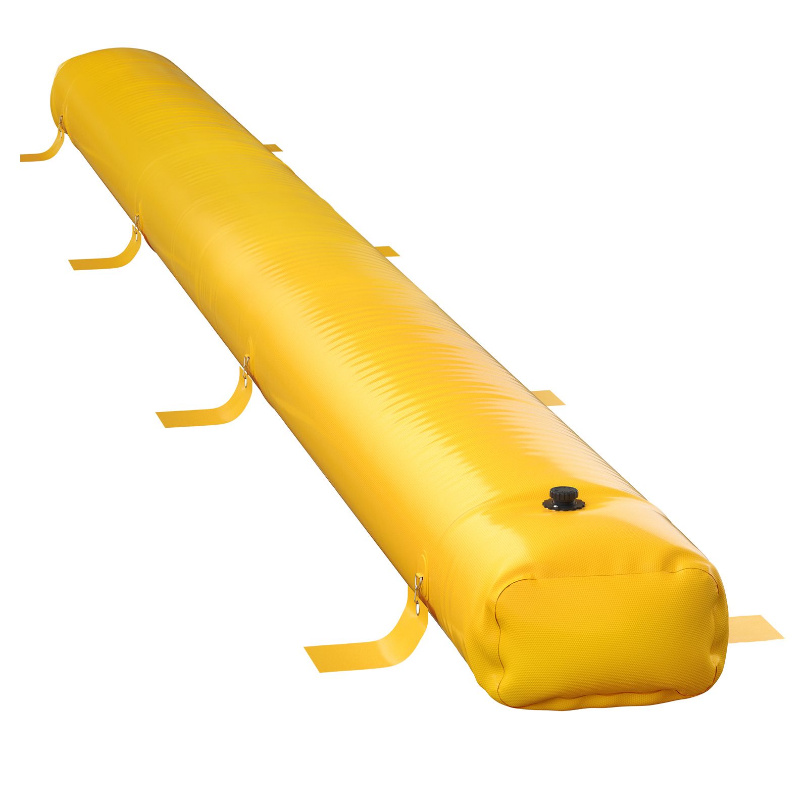 Hochwasserschutzsack, 732 X 50,8 X 30,5 Cm, Wiederverwendbarer Pvc-wasserableitungsschlauch, Leicht Und Wasserdicht Für Türen Und Garagen, Gelb