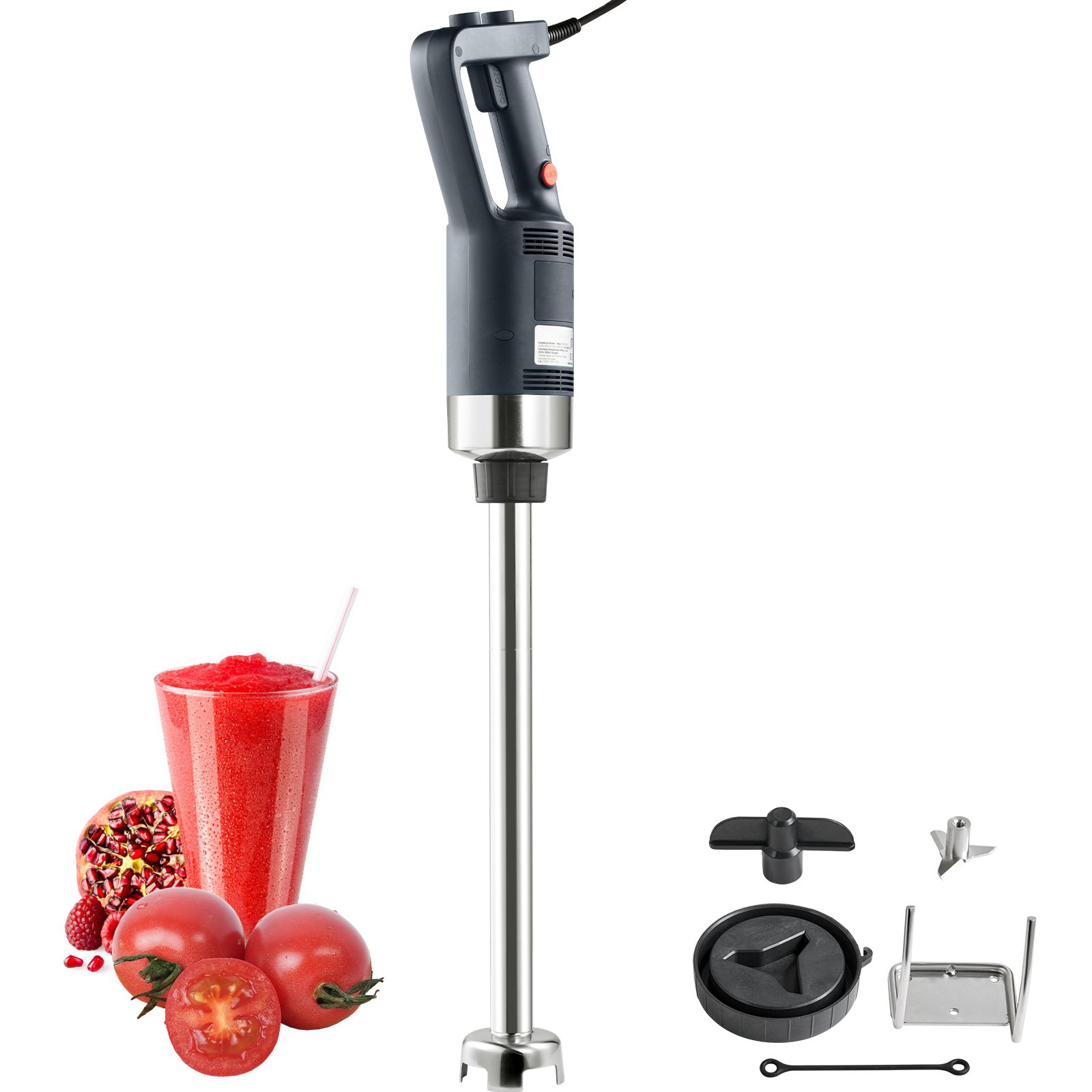 Professioneller 500-watt-stabmixer, Variable Geschwindigkeit, Klinge Aus Edelstahl 304, Vielseitig Einsetzbar Für Suppen, Smoothies, Pürees Und Babynahrung.
