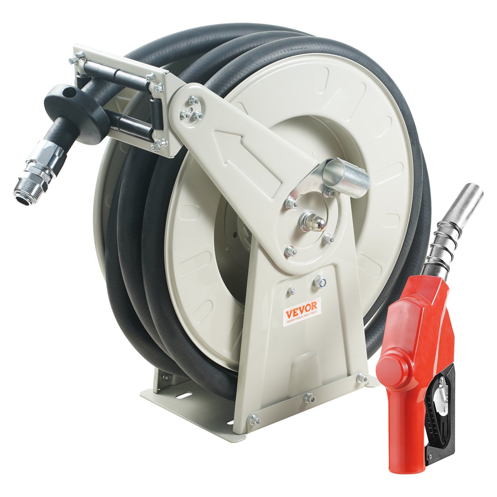 Kraftstoffschlauchhaspel, 19,05 Mm X 15,24 M, Hochbelastbarer Kohlenstoffstahl, Automatische Zapfpistole, Nbr-schlauch Für Flugzeuge, Schiffe Und Fahrzeuge, 20,68 Bar