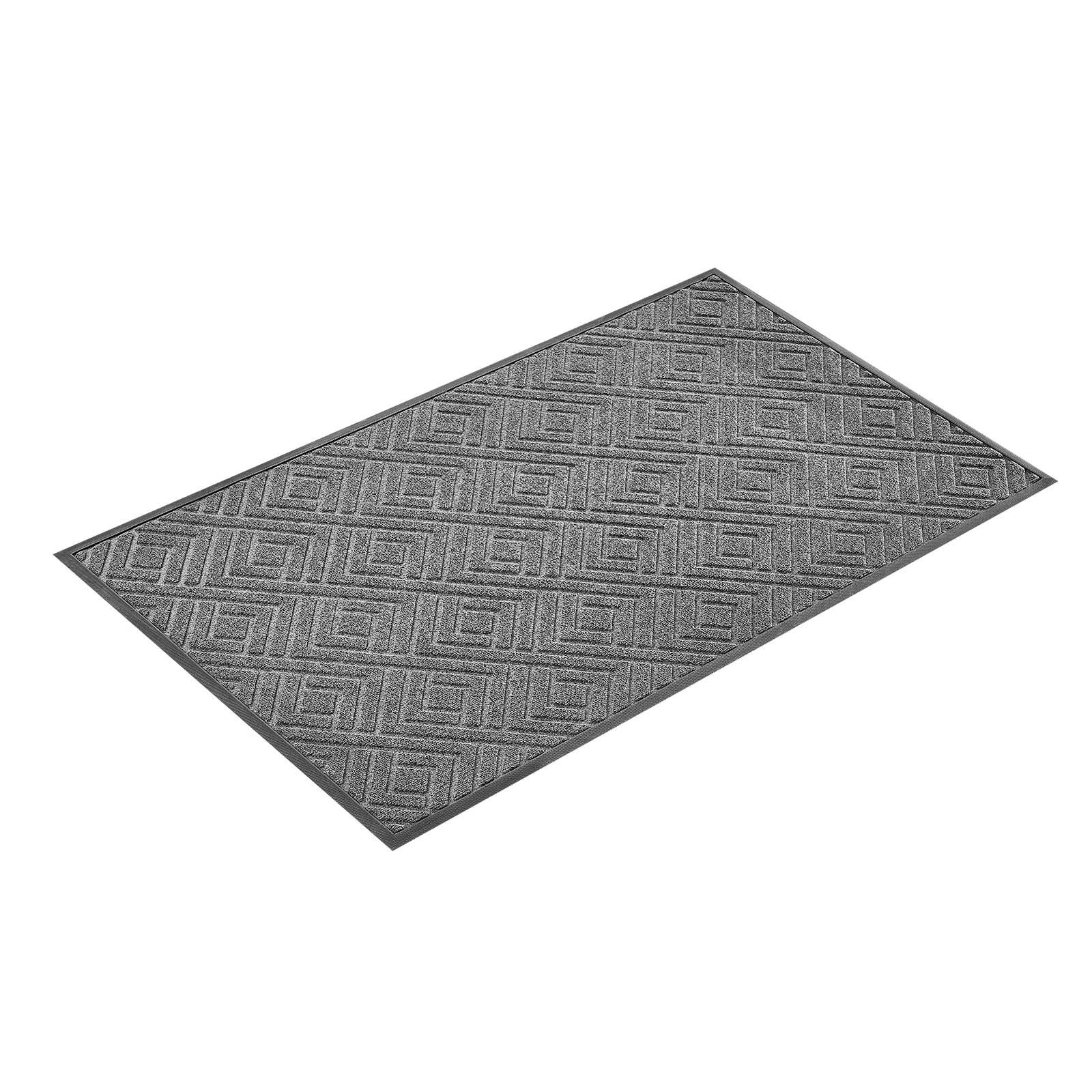 Fußmatte Für Den Eingangsbereich, 1562 X 914 Mm, Für Den Innen- Und Außenbereich Geeignet, Modernes Design Mit Tpe-rückseite, Waschbar Und Strapazierfähig, Ideal Für Flur, Balkon Und Garage, Grau