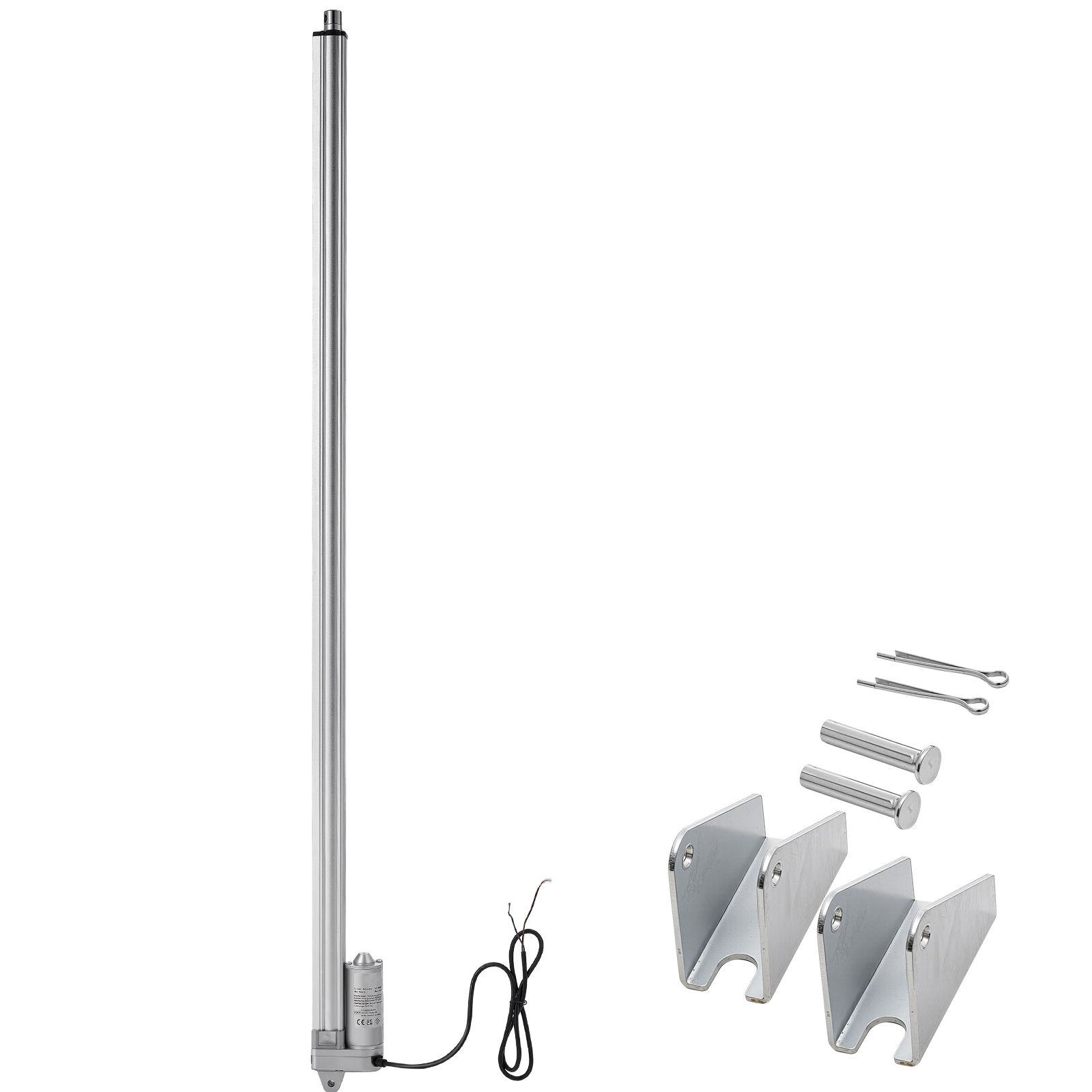 12v Elektrischer Stellantrieb, 1016mm Hub, Ip65 Wasserdicht, 3000n Kraft, 5mm/s Geschwindigkeit, Mit Montagehalterung Für Solartracker Und Industriemaschinen.