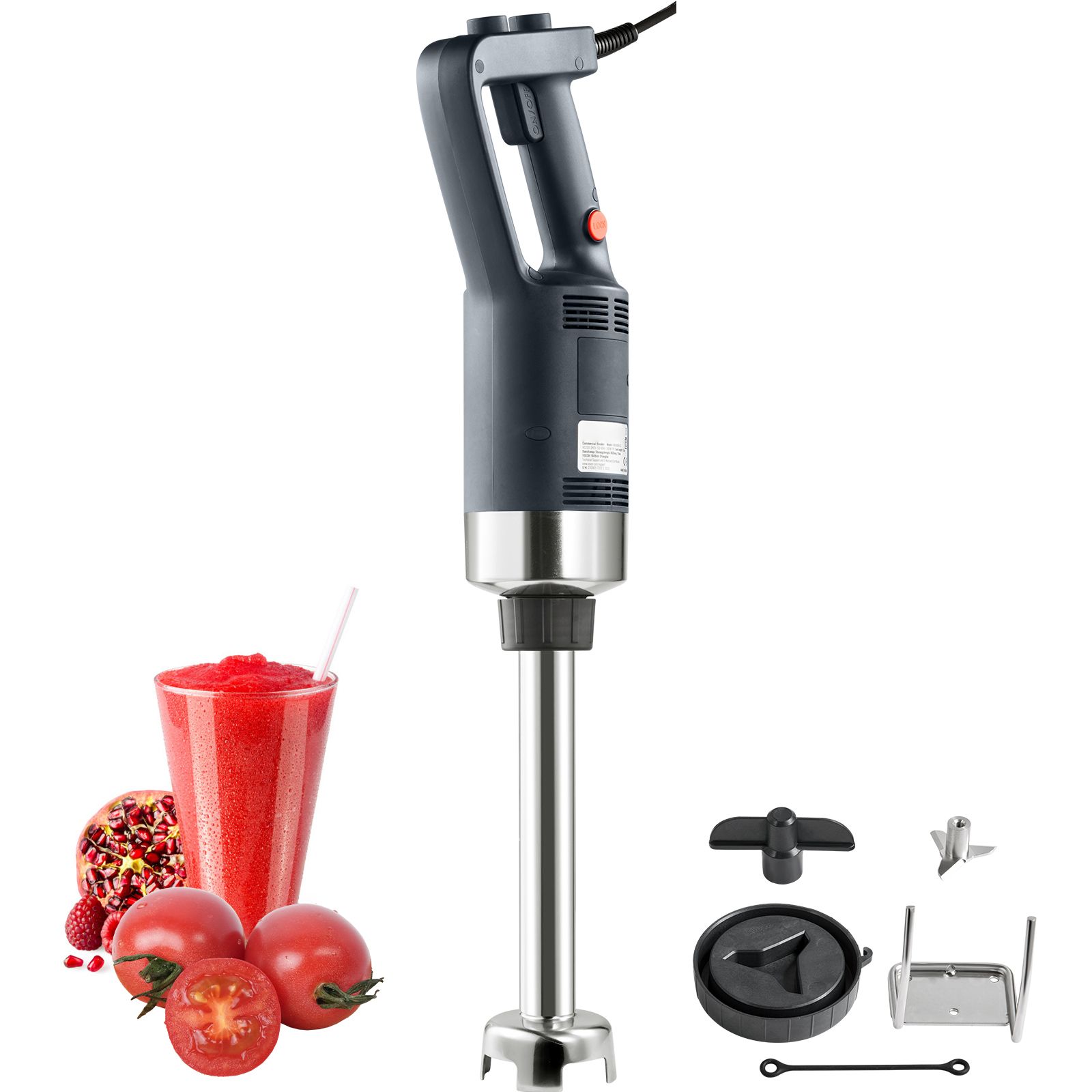 Professioneller 750-watt-stabmixer, Variable Geschwindigkeit, Klinge Aus Edelstahl 304, Vielseitig Einsetzbar Für Suppen, Smoothies, Pürees Und Babynahrung.