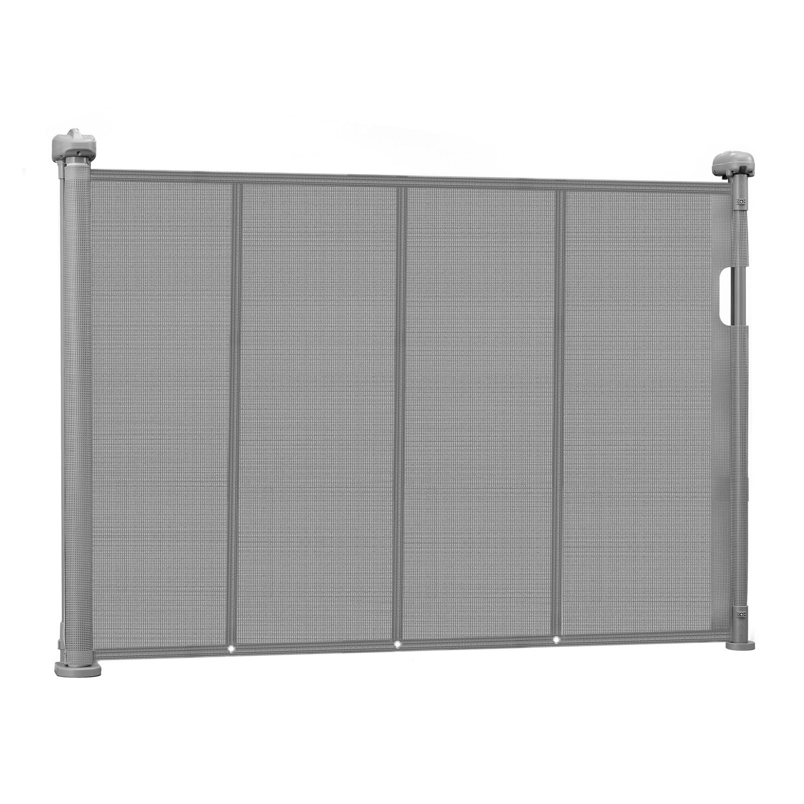 Einziehbares Babygitter, 870 Mm Hoch, Ausziehbar Bis 1400 Mm, Graues Netzgewebe, Für Treppen, Türrahmen, Flure Und Spielzimmer. Einfache Montage.