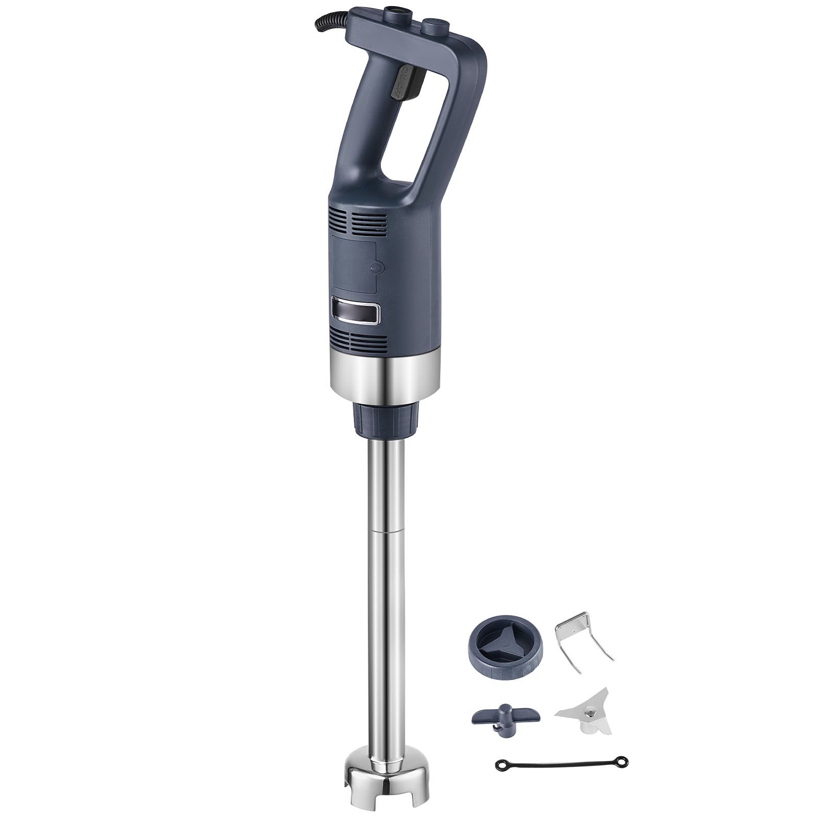 Professioneller 500-watt-stabmixer Mit Stufenloser Geschwindigkeitsregelung Und Edelstahlklinge – Ideal Für Suppen, Saucen, Pürees Und Cremes. Tragbar Und Robust.