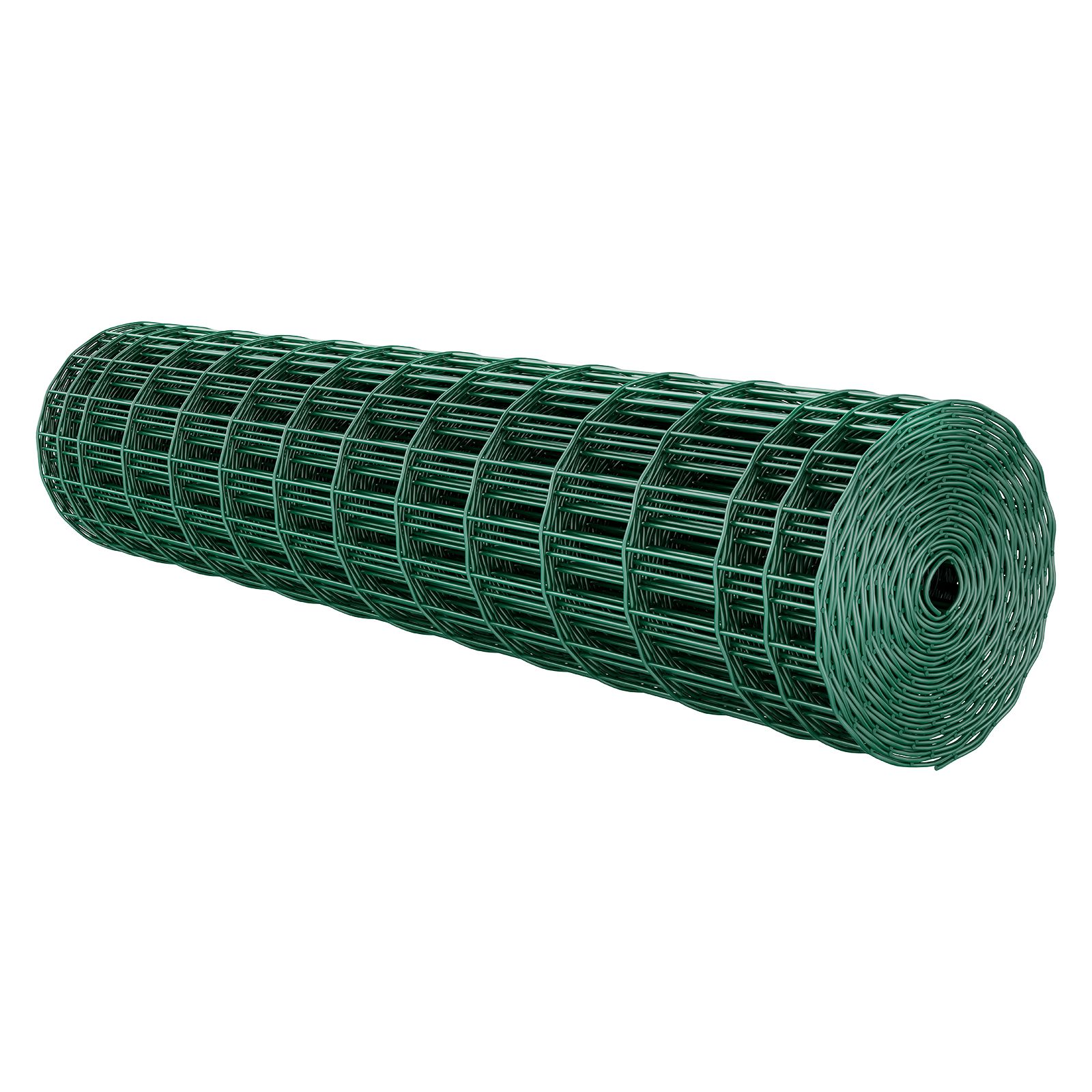Landwirtschaftlicher Zaun 1,2 X 25 M, 5 X 10 Cm Maschenweite, 2,1 Mm Verzinkter Draht, Grün Pvc-beschichtet, Robust Für Rinder, Schweine, Schafe, Gehege, Garten.