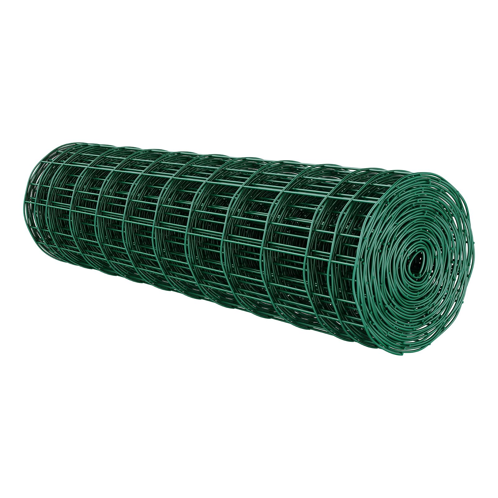 20 M Langer Agrarzaun, 4x4 Cm Maschenweite, 2,1 Mm Verzinkter Stahldraht, Grüne Vinylbeschichtung, Für Vieh, Schweine, Schafgehege, Garten.