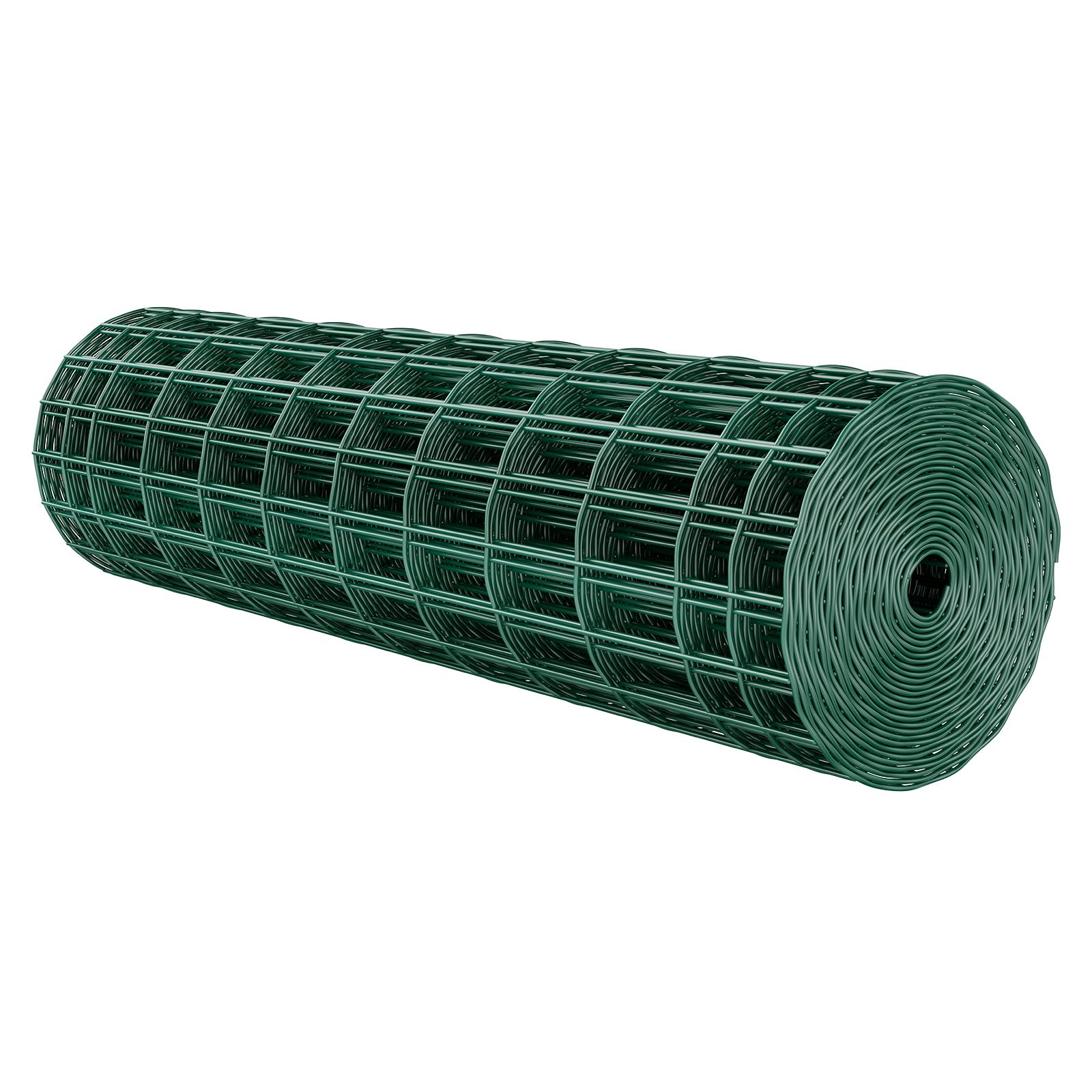 25 M Langer Landwirtschaftlicher Zaun, 2,1 Mm Verzinktes Drahtgeflecht, Maschenweite 2x4 Zoll, Grüne Vinylbeschichtung, Für Rinder, Schweine, Schafe Und Gartenumzäunungen.