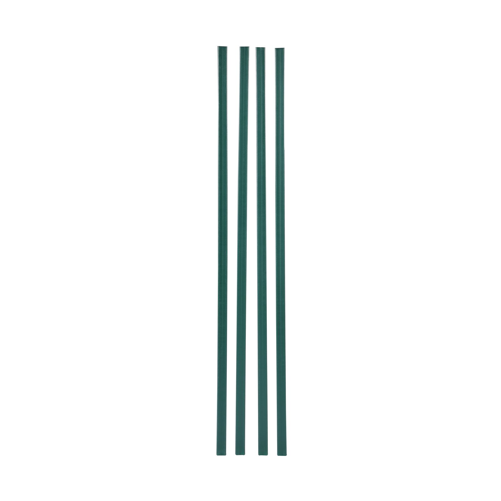 Zaunelement Mit Bodenverriegelung, Doppelte Vertikale Wand Für Drahtgeflecht, Hochdichtes Hdpe, Ideal Für 1,2 M Hohe Zäune, Garten, Bauernhof, Sportplatz (grün)