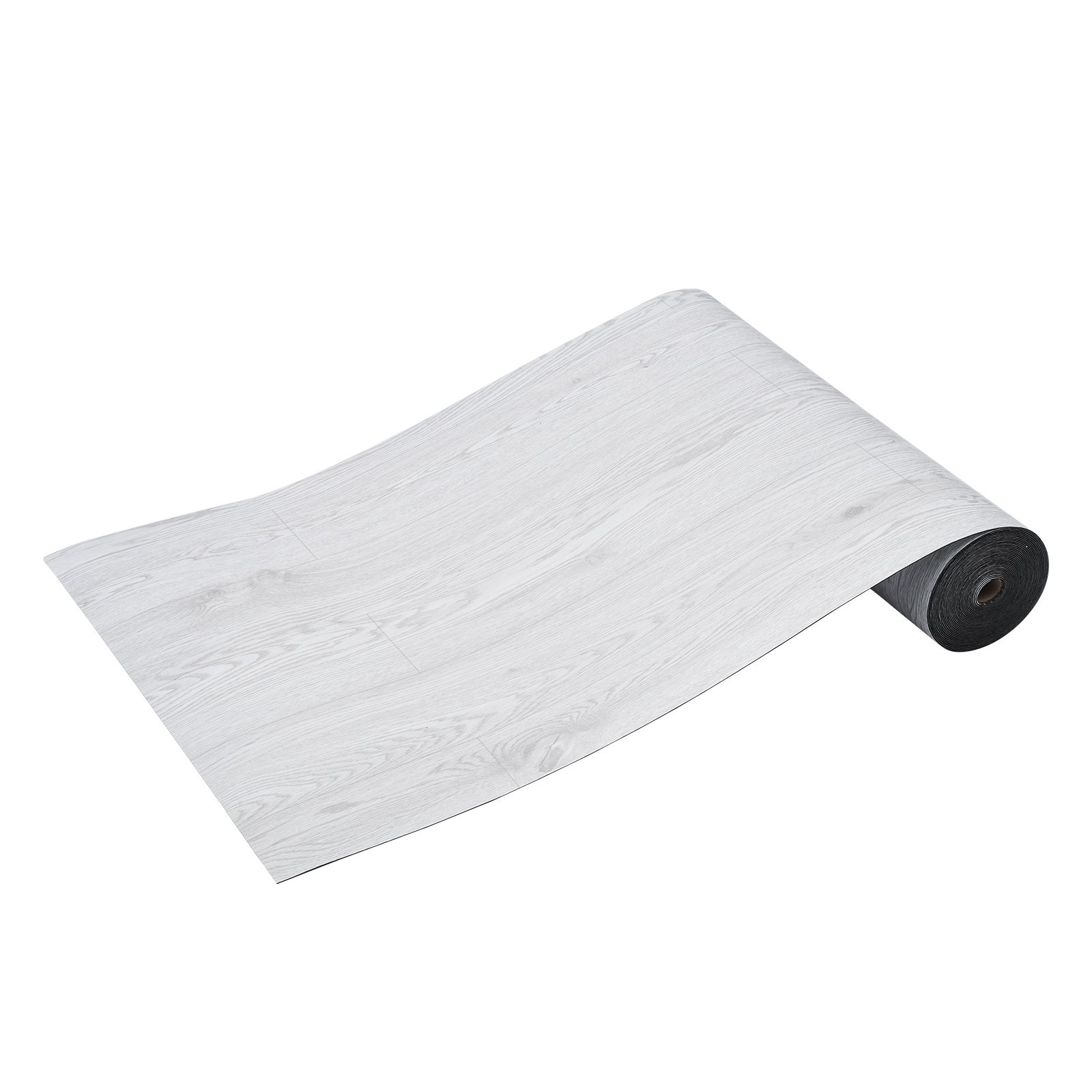 Selbstklebender Vinylboden 390 X 23,6 Zoll, 1,5 Mm Dick, Hellgraue Holzoptik, Einfach Zu Verlegen Für Küche, Wohnzimmer, Schlafzimmer Und Badezimmer.