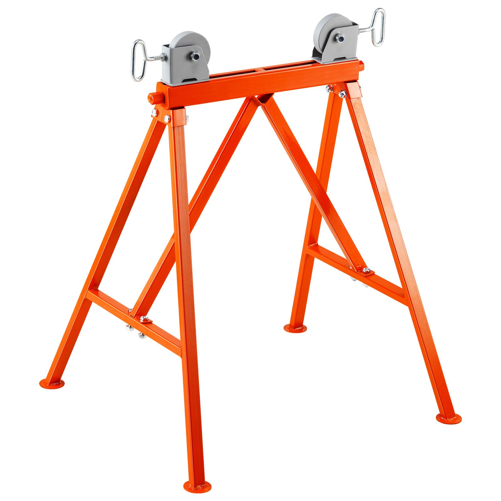 Rollenkopf-rohrstütze, Tragfähigkeit 1134 Kg, Für Rohre Mit Einem Durchmesser Von 5,1-91,4 Cm, Stahl 45.