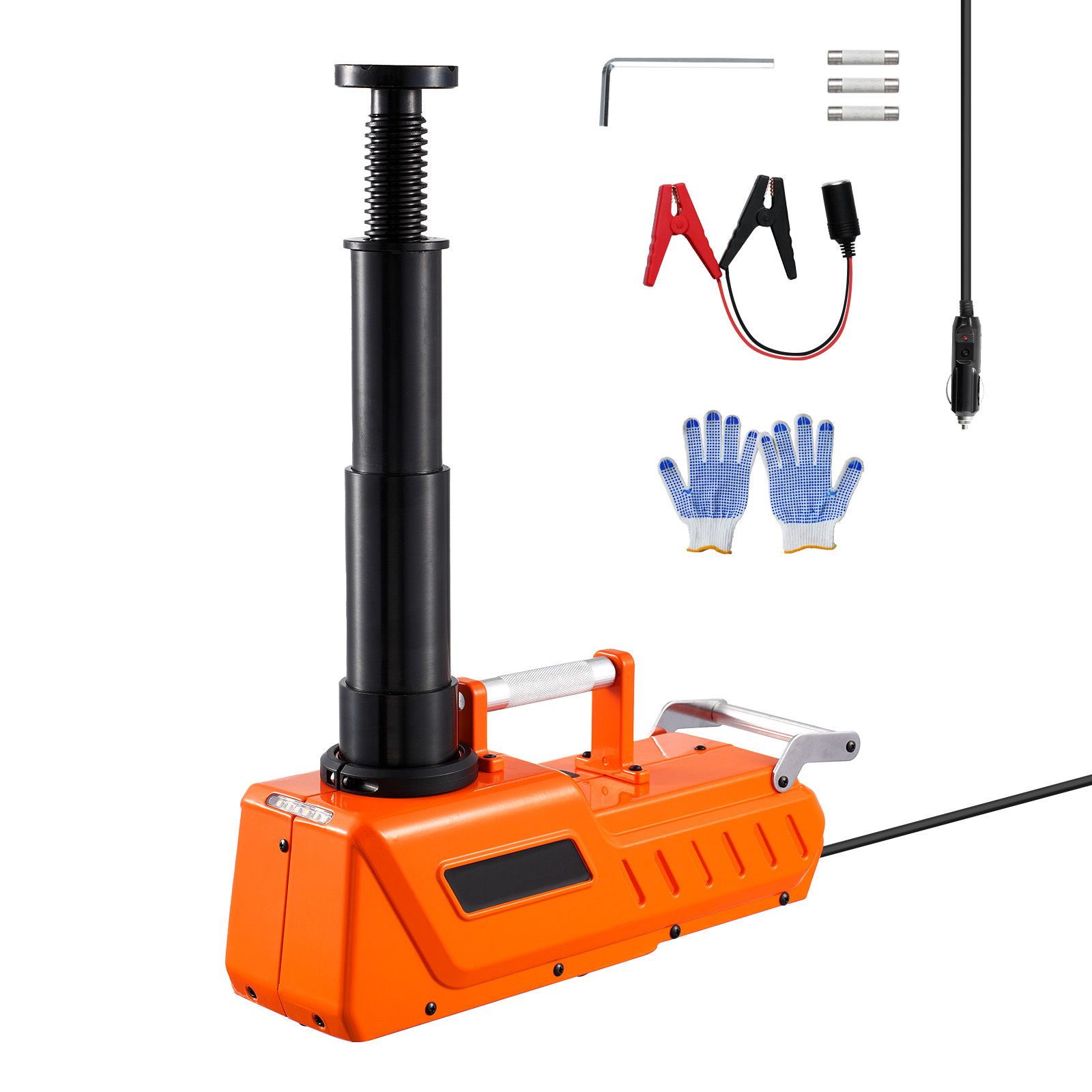 12v 15 Tonnen Elektrischer Hydraulikheber, 33000 Lbs Tragfähigkeit, Verstellbar, Mit Led, Tragbar Für Auto, Suv, Lkw.