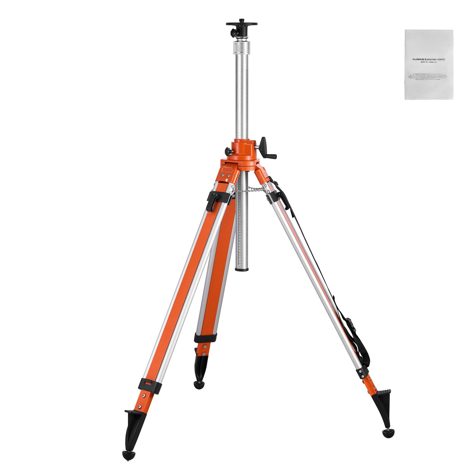 Laser-nivellierstativ, 5/8"-11 Gewinde, Höhe 45,07-114,37 Cm, Verstellbare Rutschfeste Füße, Mit Libelle Und Diffusionsbegrenzer, Für Baustellen