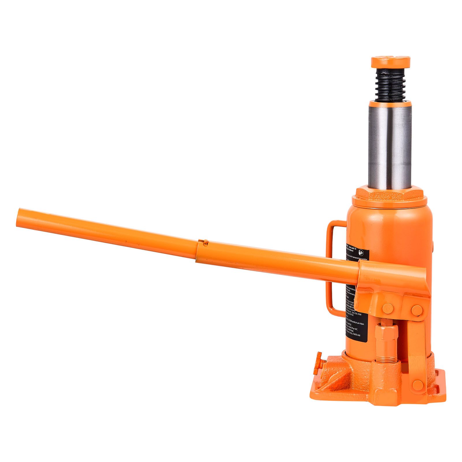 Hydraulischer Flaschenheber, 12 Tonnen, Hubhöhe 205-400 Mm, Robust Für Pkw, Suv, Pickup, Werkstatt, Haushalt Und Landwirtschaft, Orange.