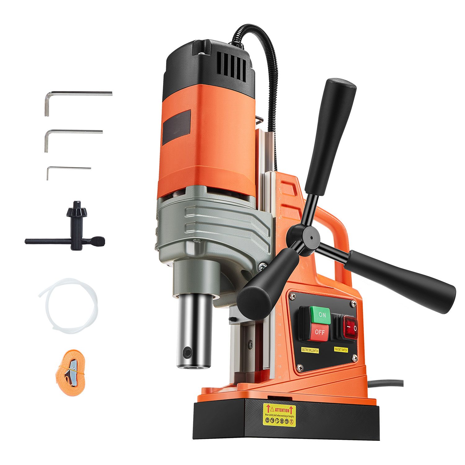 Tragbarer Magnetbohrer (1300 W), 40 Mm Bohrdurchmesser, 810 U/min Drehzahl, 12500 N Kraft, Für Metall, Industrie Und Haushalt
