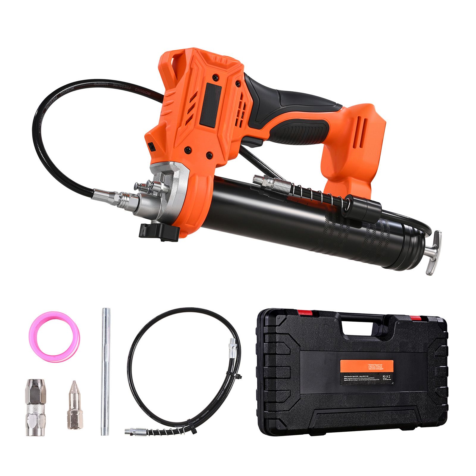 Akku-fettpresse, 8000 Psi, 18v Makita Akku, Mit Led Und 35,4 Zoll Flexiblem Schlauch, Für Fahrzeuge Und Maschinen (nur Gerät)