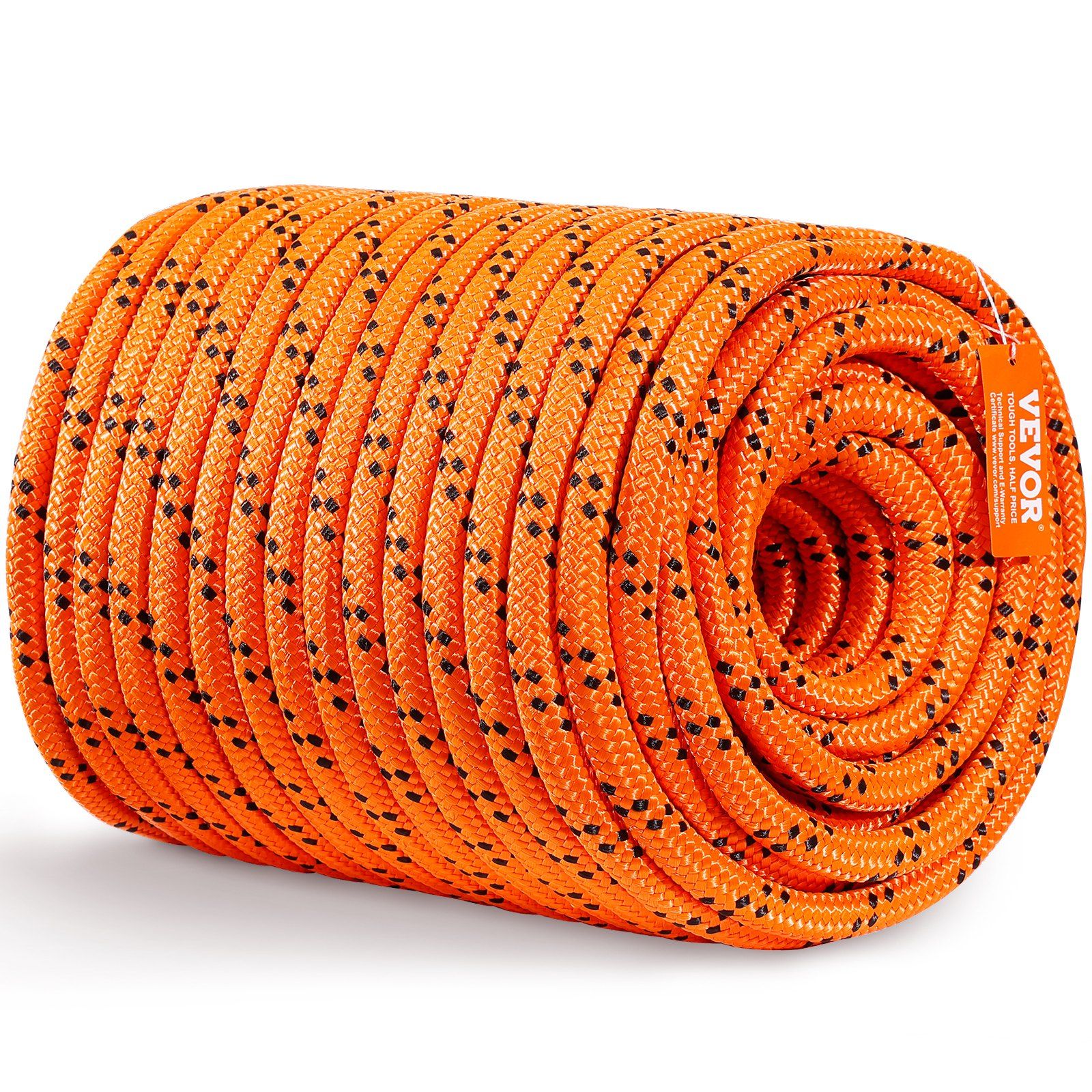 Doppelt Geflochtenes Polyester-baumkletterseil 1,9 Cm X 67,1 M, 24 Stränge, Stark Und Langlebig.