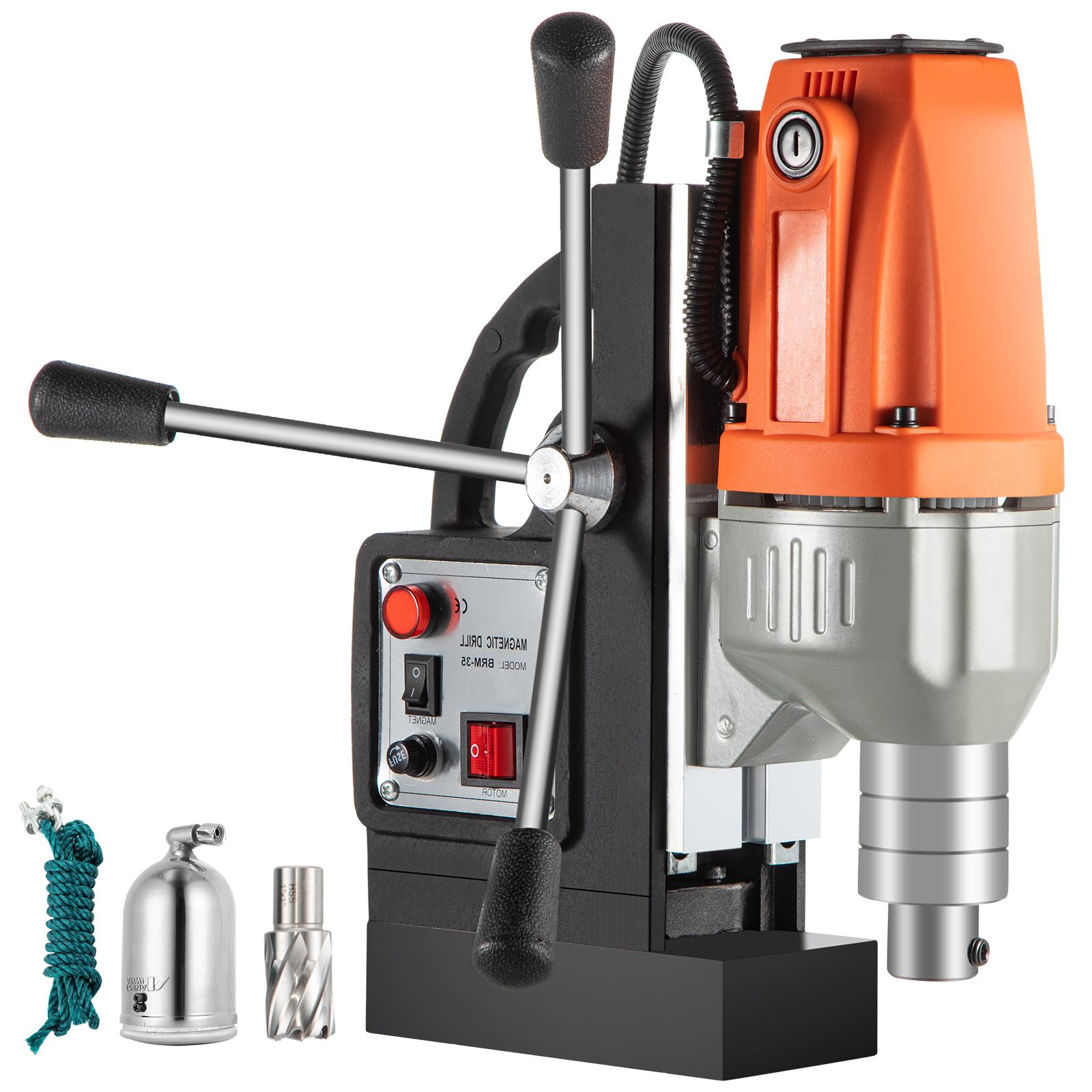 Magnetbohrmaschine, 980 W, 220–240 V, 680 U/min, 35 Mm Bohr- Und Gewindeschneidleistung, Metall, Leistungsstark Und Präzise