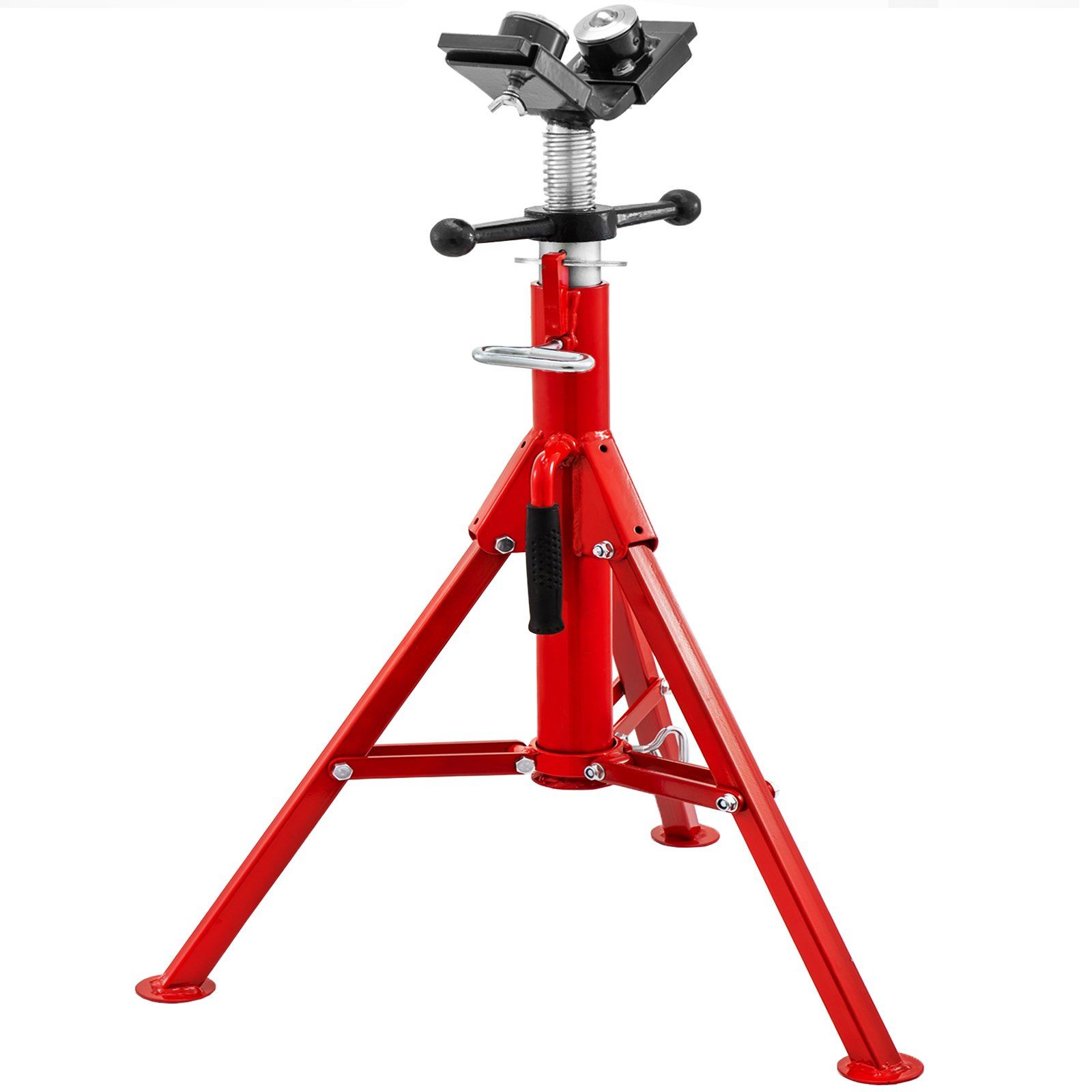V-förmige Rohrstütze Mit Kugellagern, Klappbaren Beinen, Höhenverstellbar Von 71 Bis 132 Cm, Tragfähigkeit 1134 Kg, Zum Schweißen