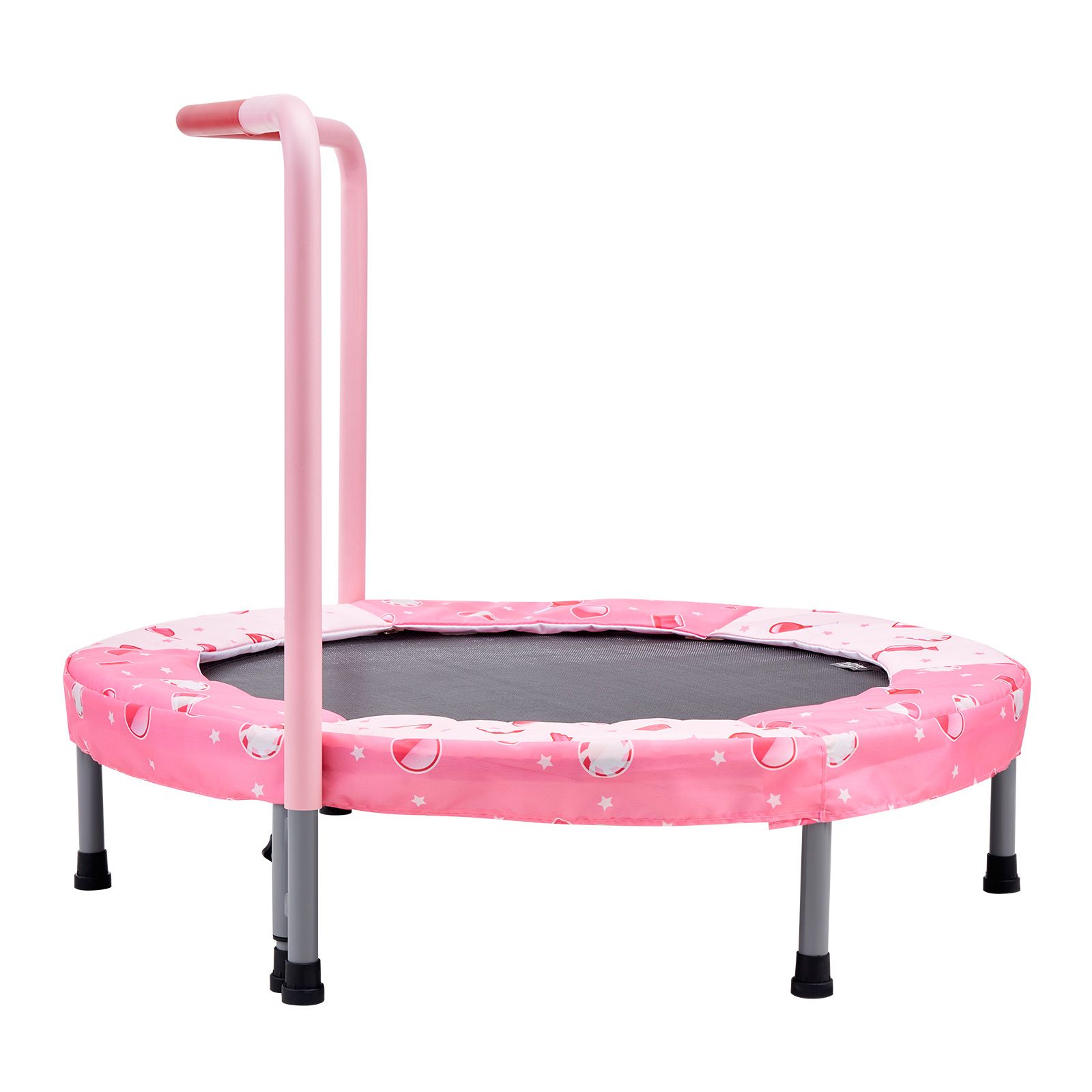 36-zoll-kindertrampolin – Mini-falttrampolin Mit Griff, Für Drinnen Und Draußen, Für Kleinkinder Ab 3 Jahren, Rotes Geburtstagsgeschenk