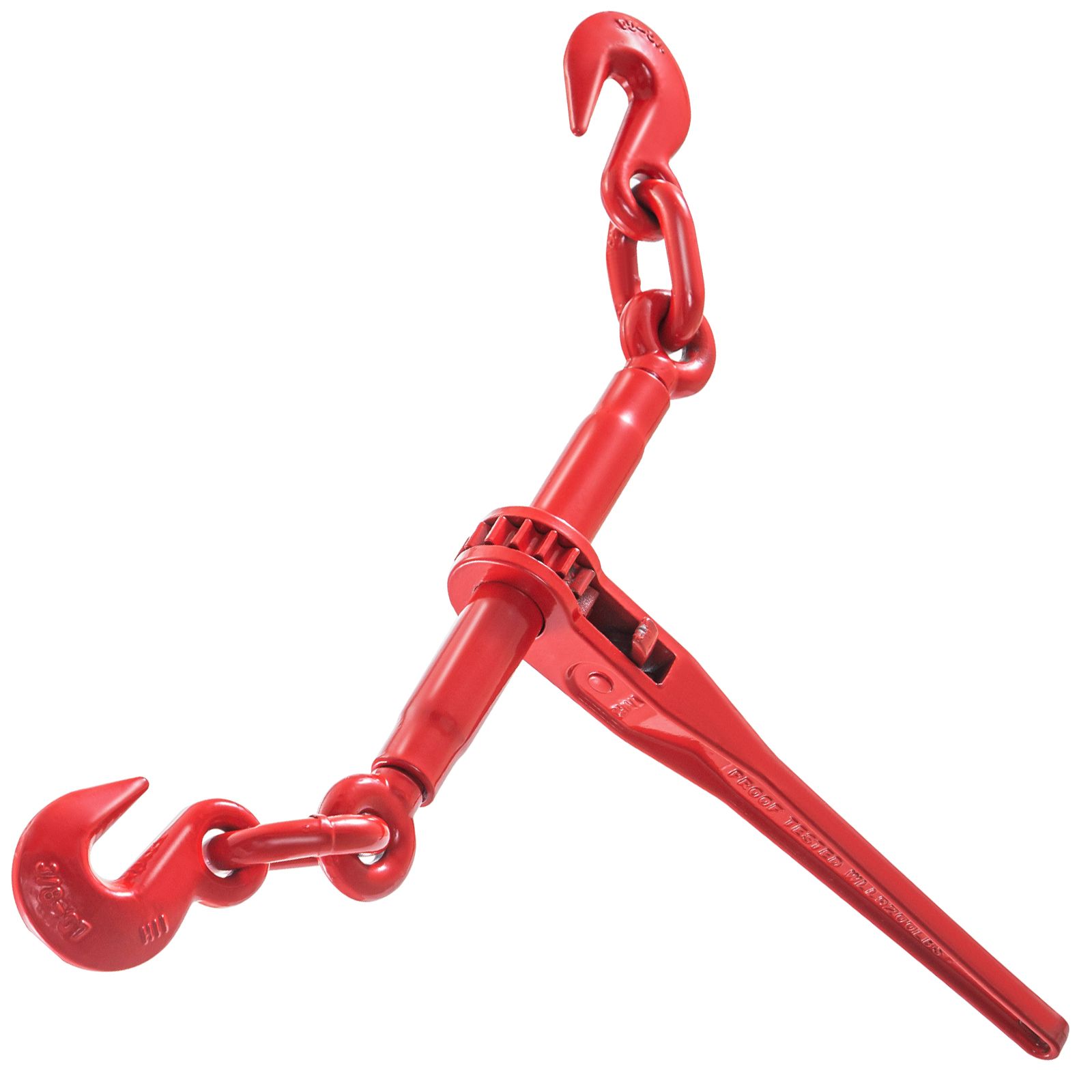 Ratschengurt 3/8" Bis 1/2", 9215 Lb Arbeitslast, G70 Haken, Verstellbare Länge, Für Ketten Der Güteklasse 70-80, Zum Abschleppen Und Zurrgurte, 2er-pack, Rot.